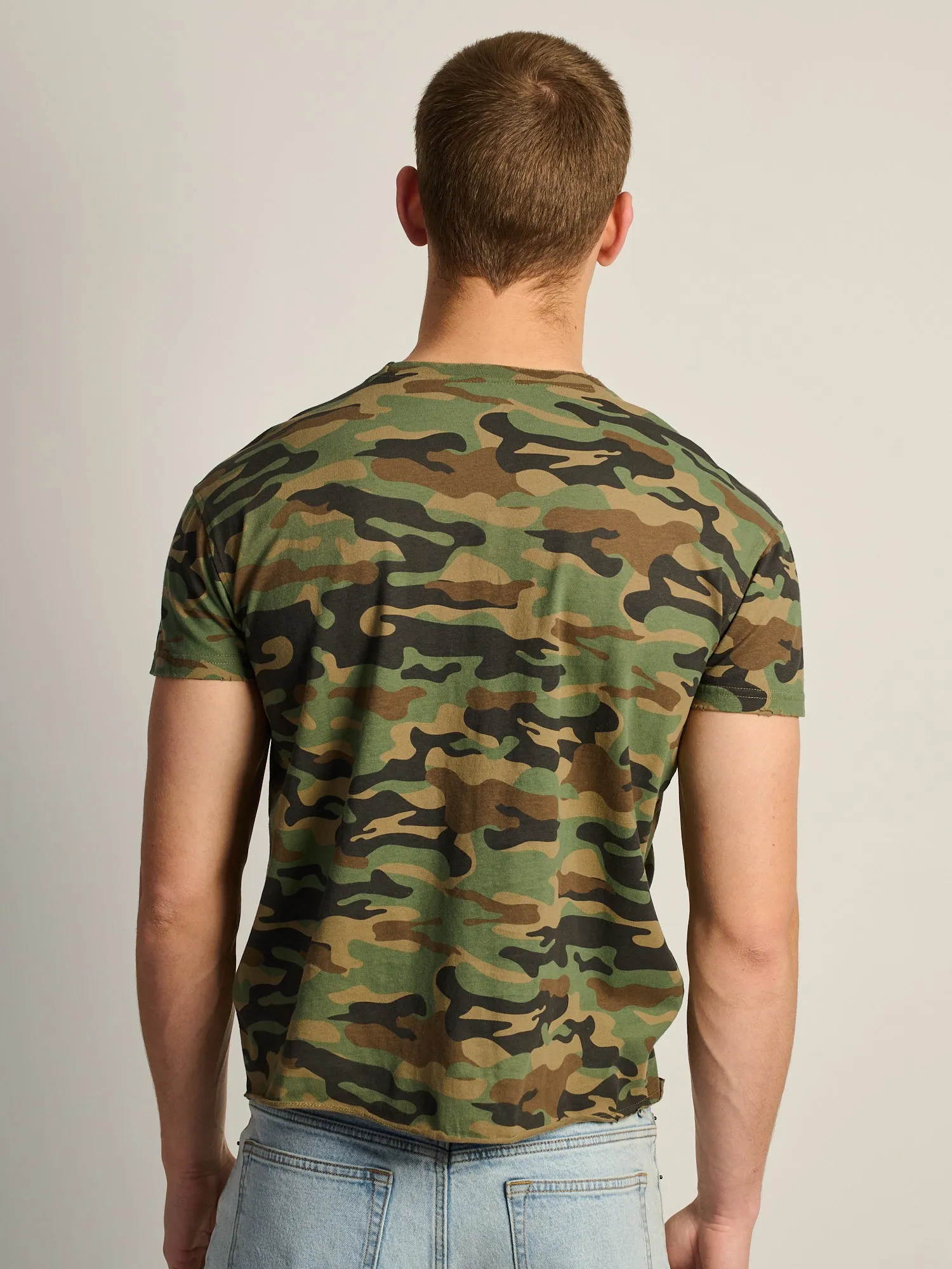 KOLBY SHORT CUT MUSCLE TEE - CAMOUFLAGE sold by Kolby product image thumbnail 4