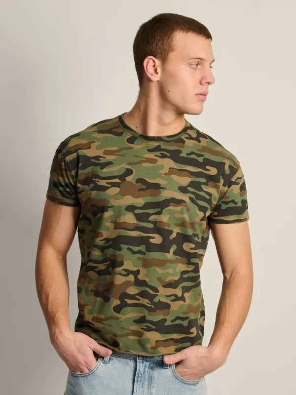 KOLBY SHORT CUT MUSCLE TEE - CAMOUFLAGE made by Kolby