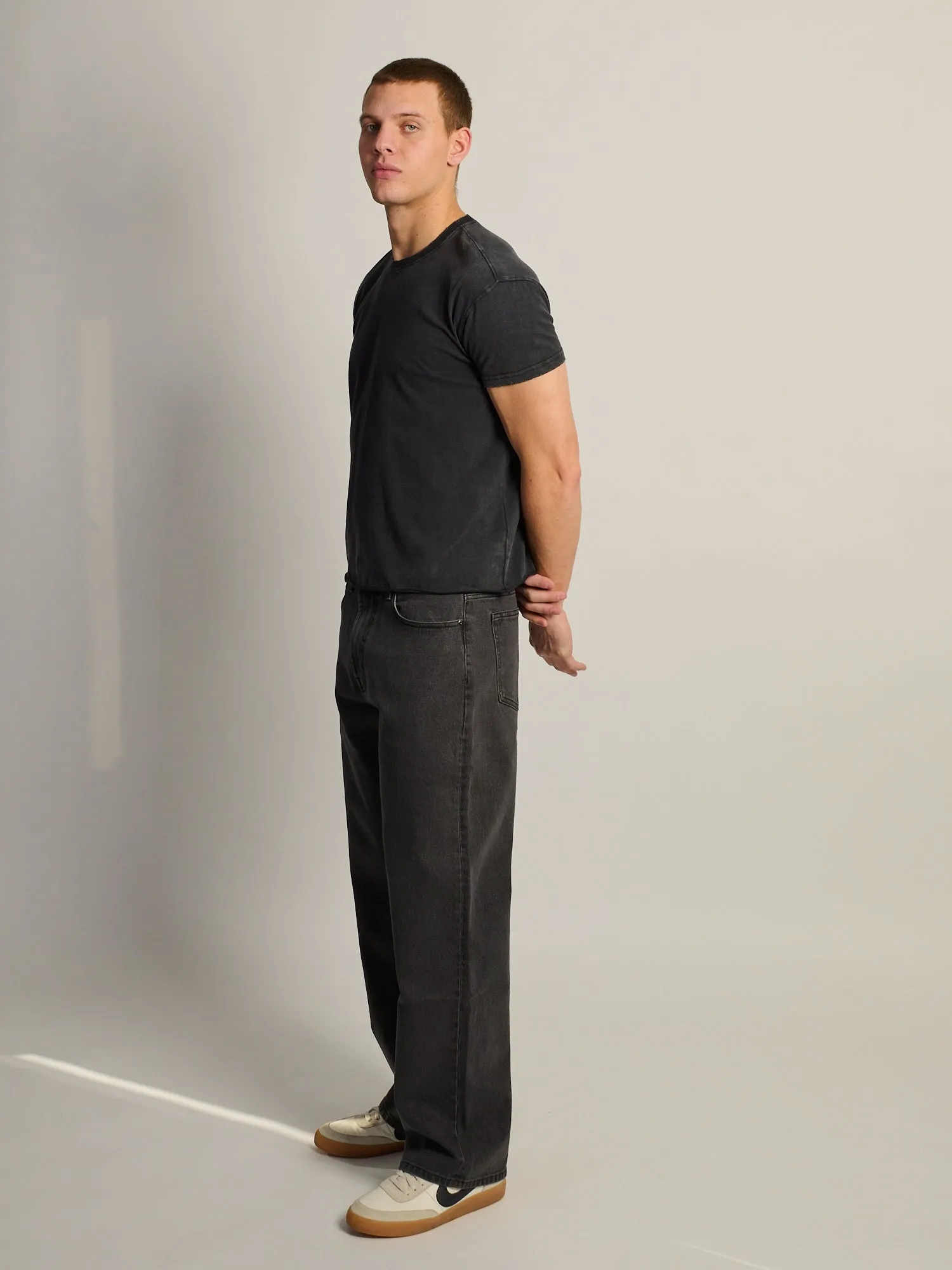 KOLBY SHORT CUT MUSCLE TEE - BLACK sold by Kolby product image thumbnail 3