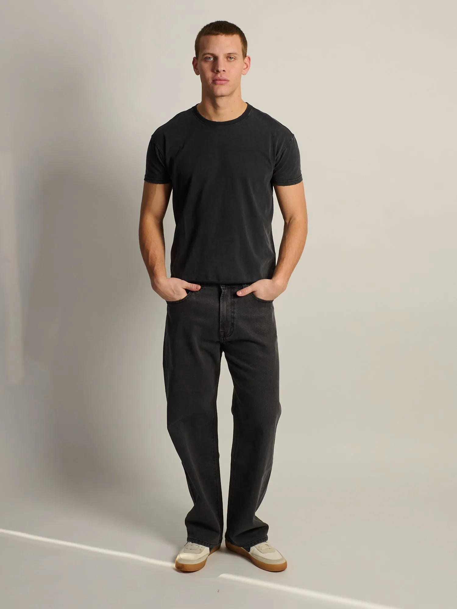 KOLBY SHORT CUT MUSCLE TEE - BLACK sold by Kolby product image thumbnail 2