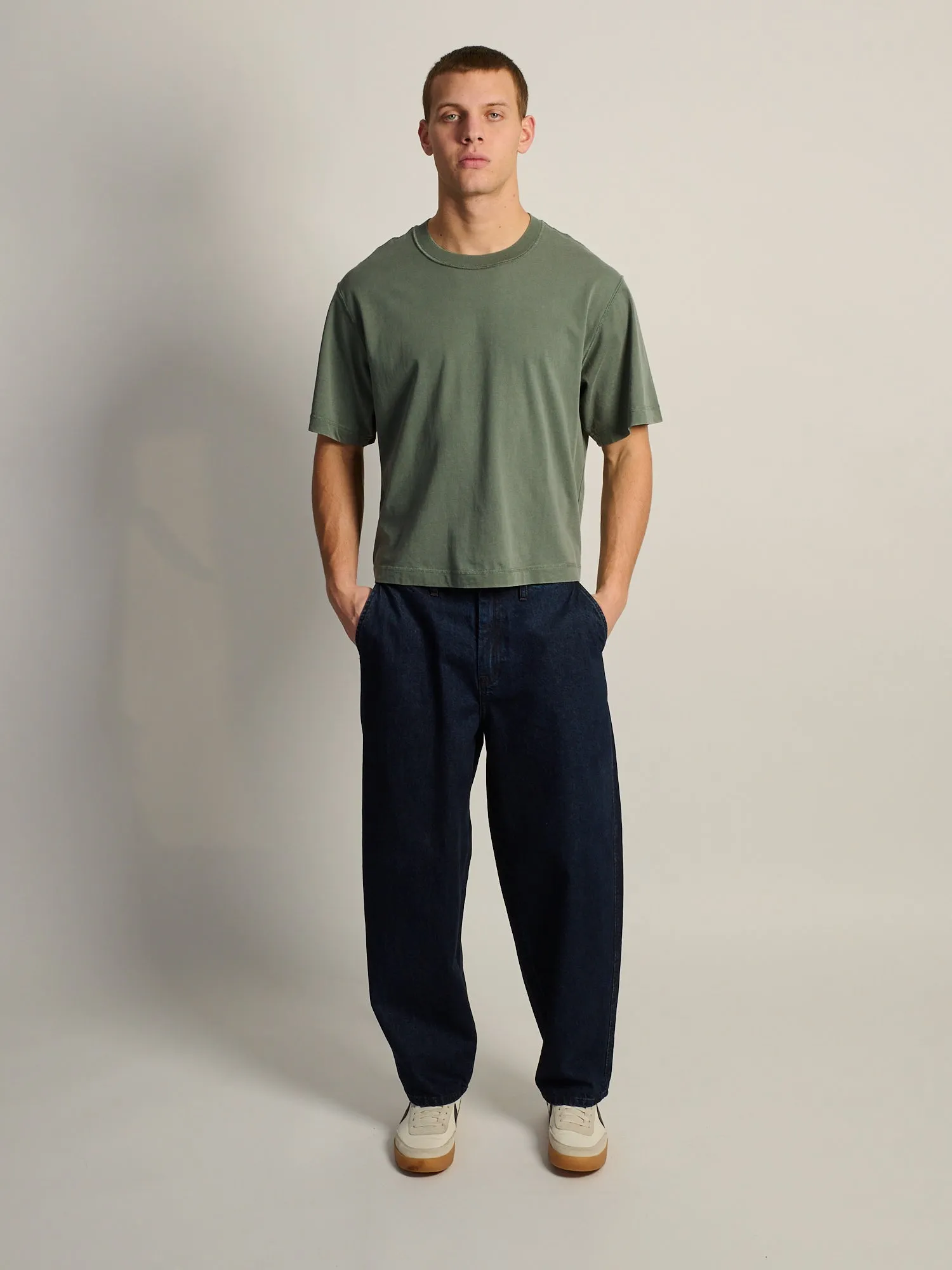 KOLBY SHORT CUT VINTAGE TEE - GREEN sold by Kolby product image thumbnail 2