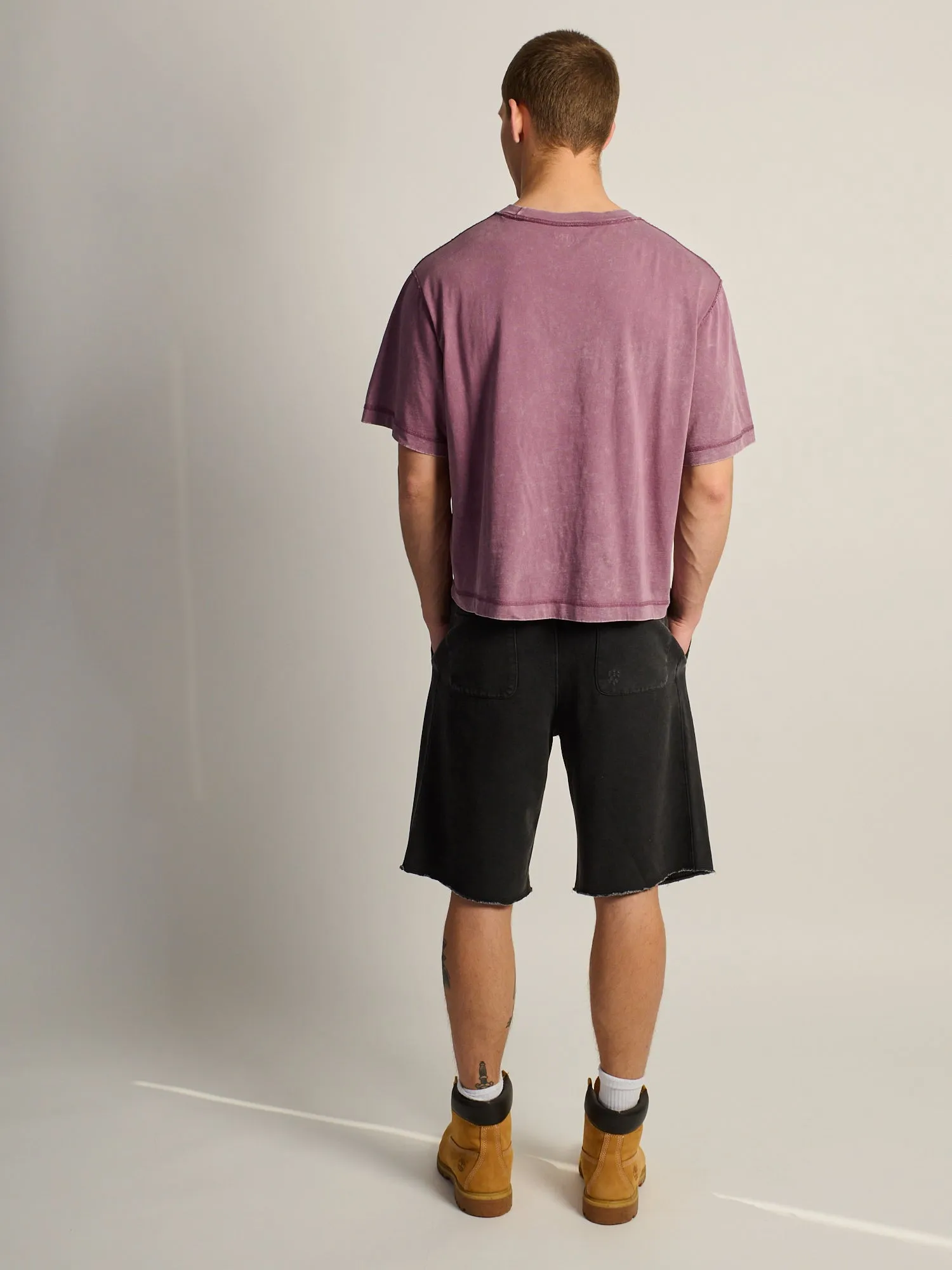 KOLBY SHORT CUT VINTAGE TEE - PURPLE sold by Kolby product image thumbnail 4