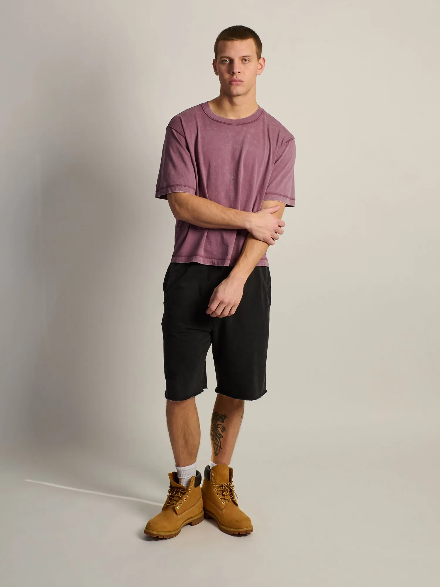 KOLBY SHORT CUT VINTAGE TEE - PURPLE sold by Kolby product image thumbnail 2