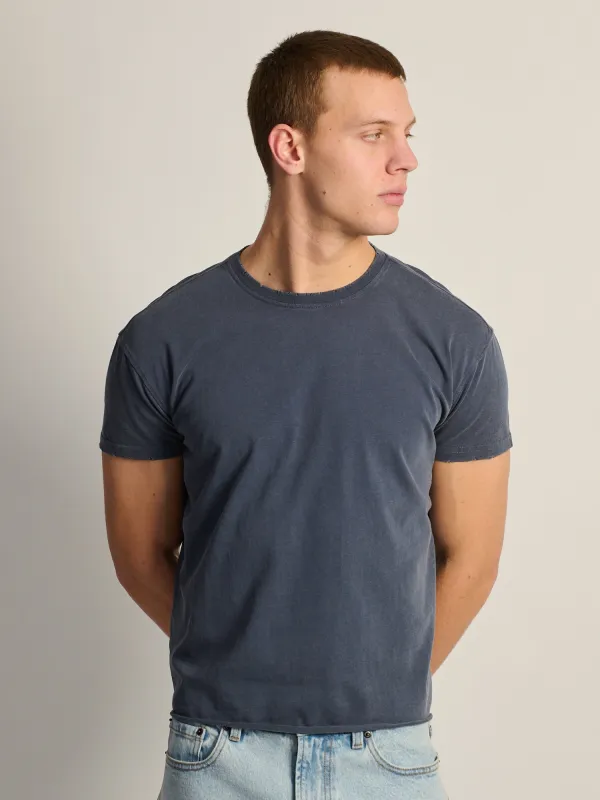 KOLBY SHORT CUT MUSCLE TEE - NAVY made by Kolby