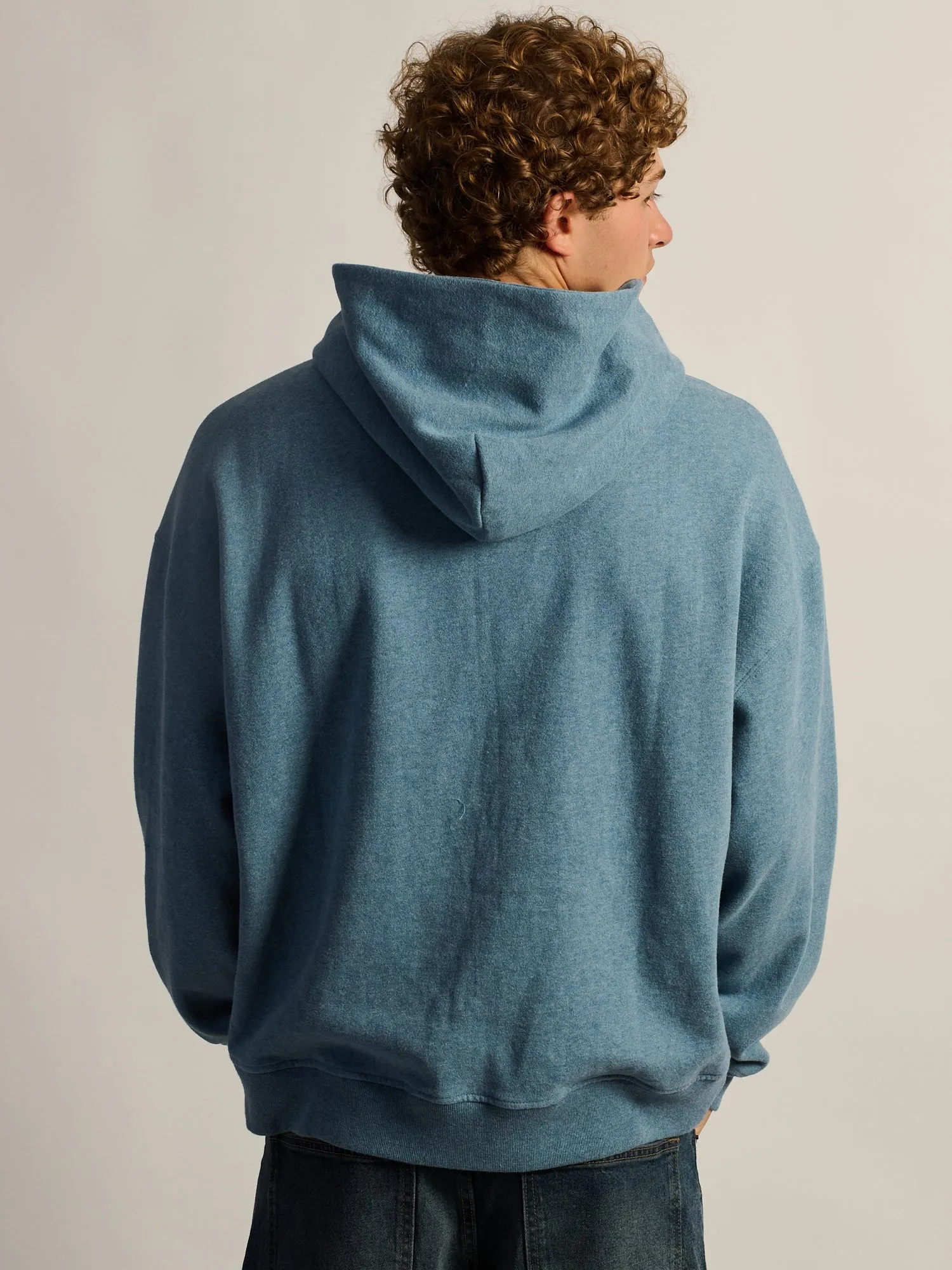 KOLBY RELAXED FIT HOODIE - BLUE sold by Kolby product image thumbnail 4