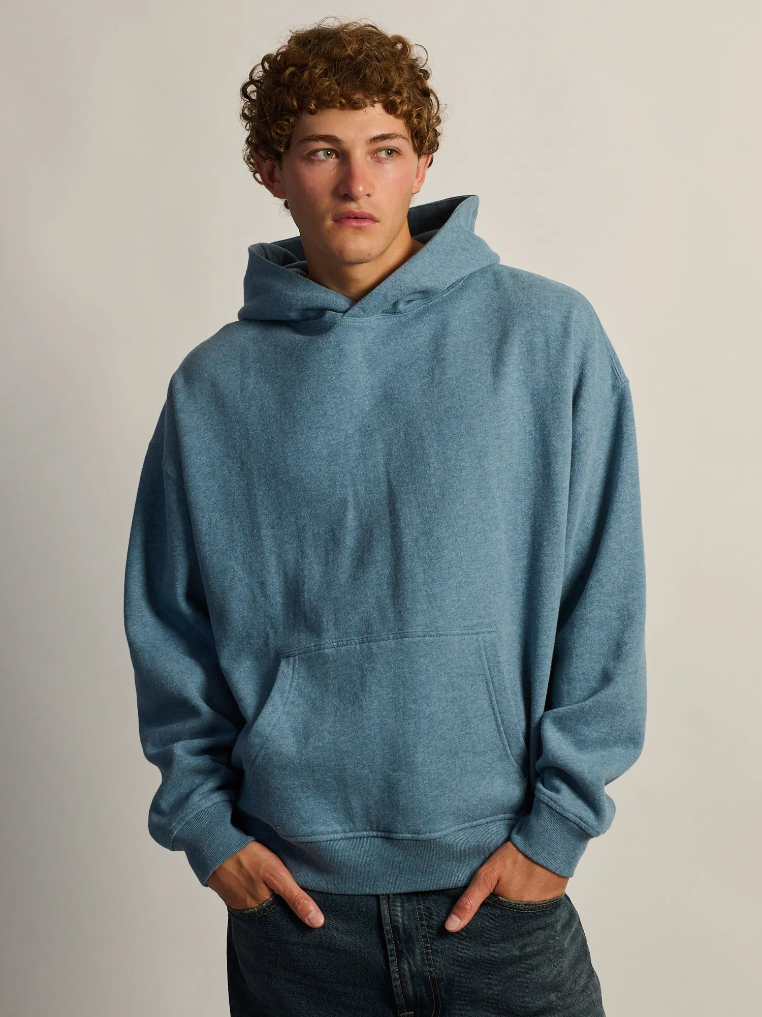 KOLBY RELAXED FIT HOODIE - BLUE sold by Kolby