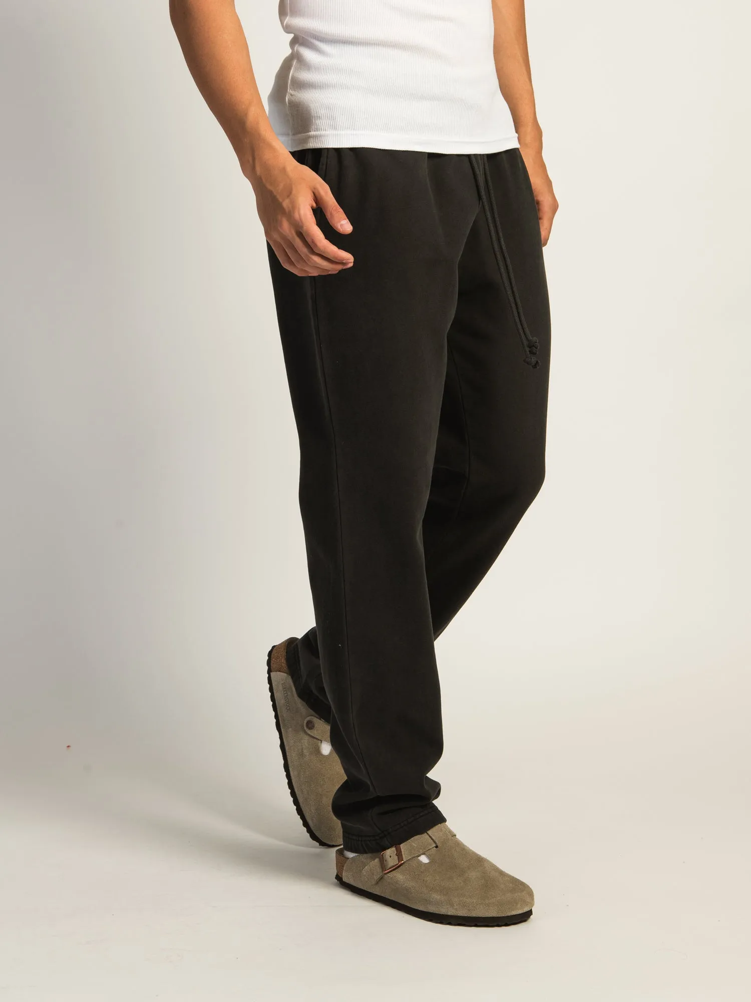 KOLBY PARKER GARMENT DYE LOUNGE PANT - BLACK sold by Kolby product image thumbnail 3
