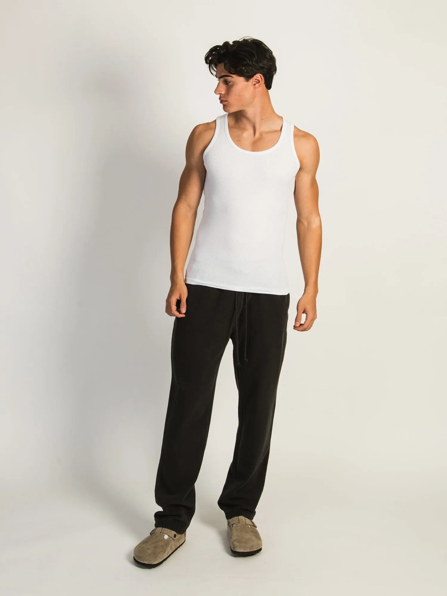 KOLBY PARKER GARMENT DYE LOUNGE PANT - BLACK sold by Kolby product image thumbnail 2