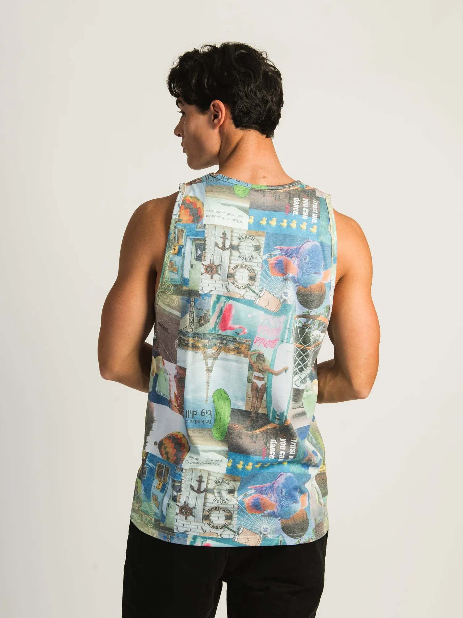 KOLBY MARCO COLLAGE PRINT TANK sold by Kolby product image thumbnail 2