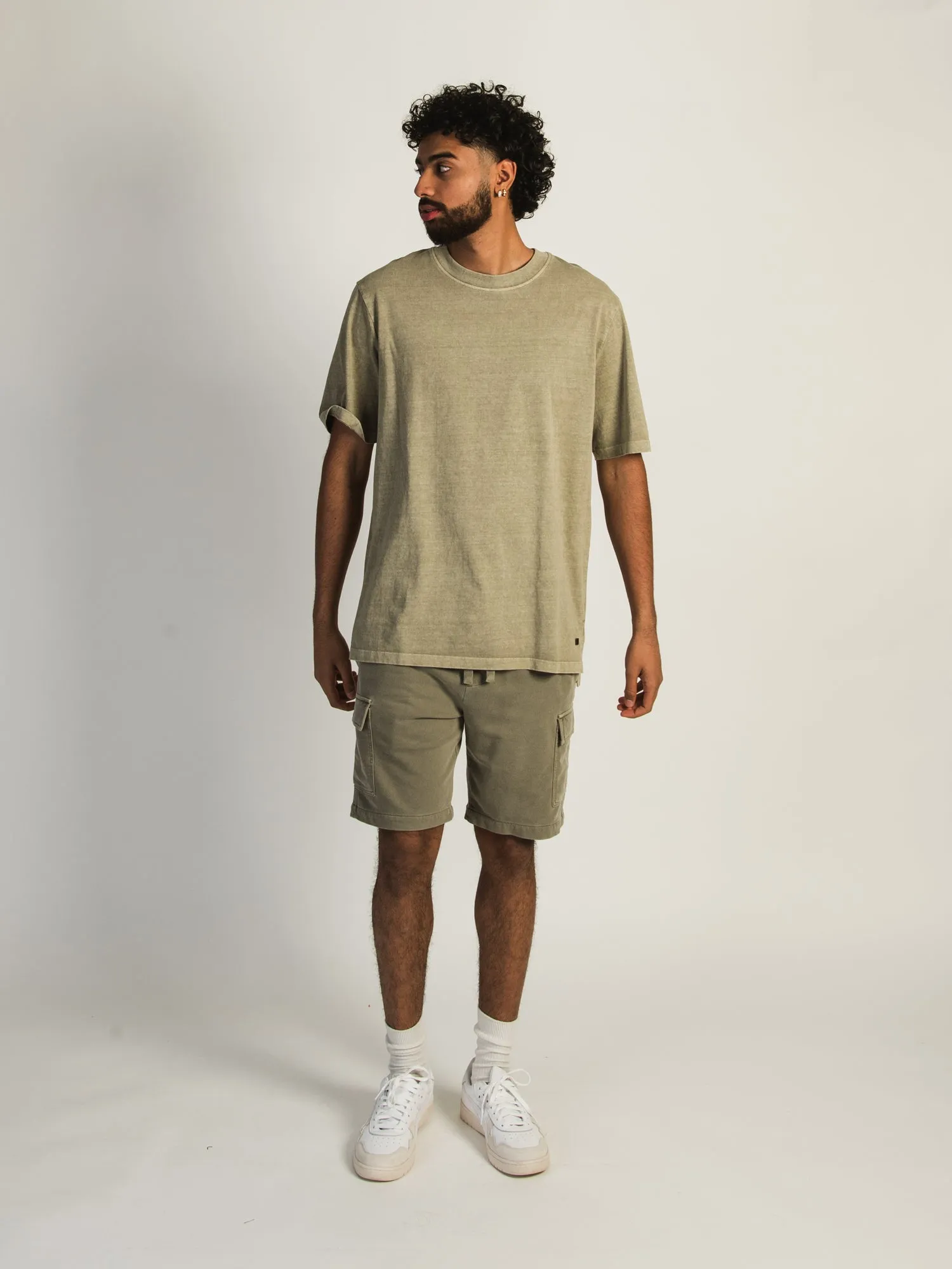 KOLBY GARMENT DYE FRENCH TERRY CARGO SHORT - SAGE sold by Kolby product image thumbnail 2