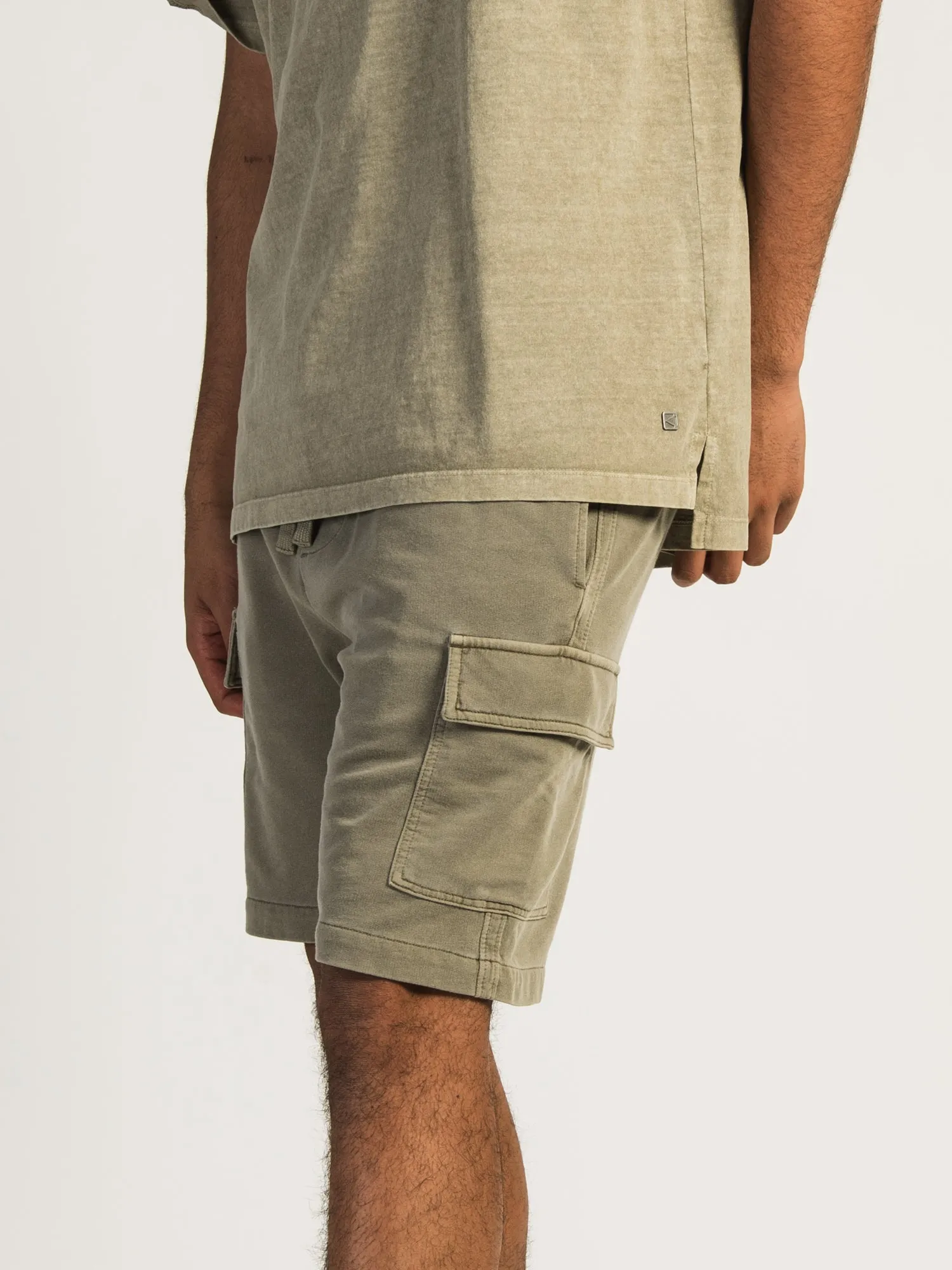 KOLBY GARMENT DYE FRENCH TERRY CARGO SHORT - SAGE sold by Kolby product image thumbnail 3