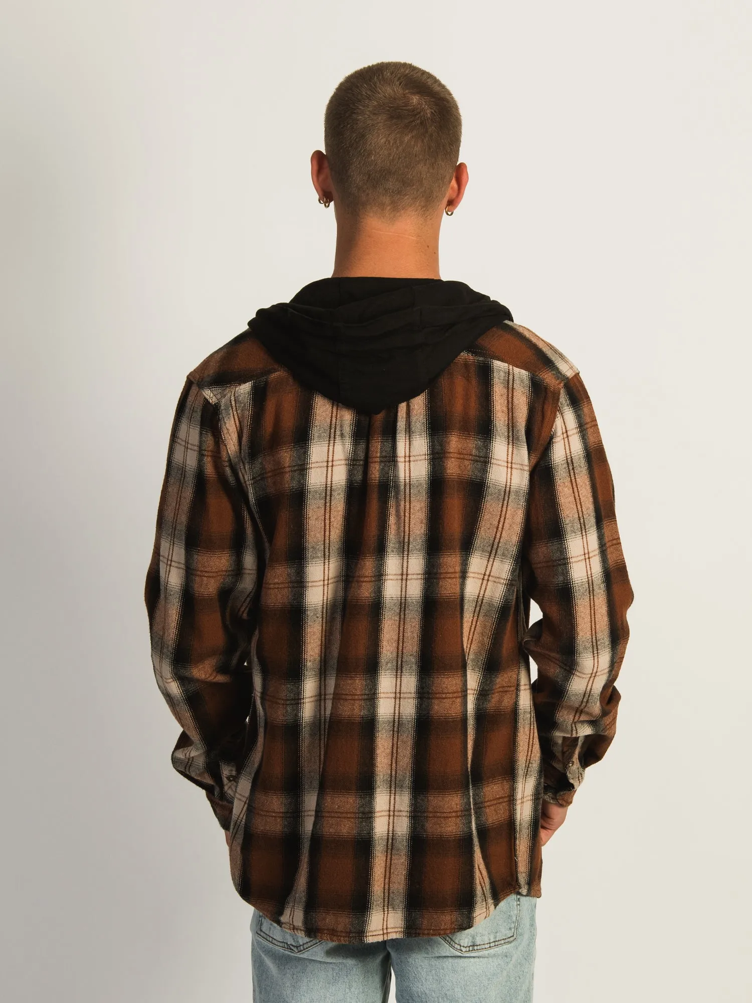 KOLBY CLASSIC 2 POCKET HOODIE- RUST sold by Kolby product image thumbnail 2