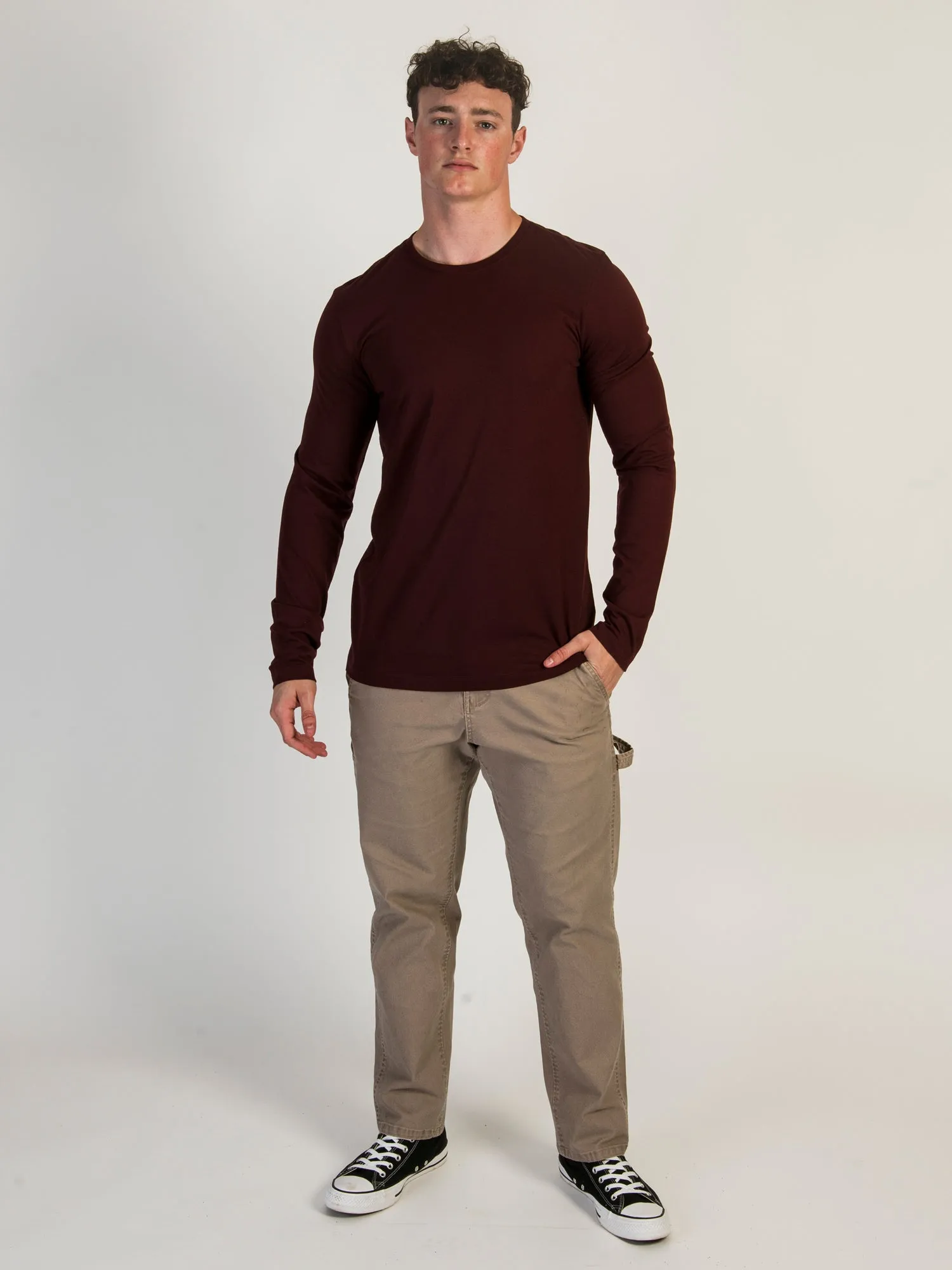 KOLBY LONG SLEEVE CREW NECK TEE sold by Kolby product image thumbnail 2