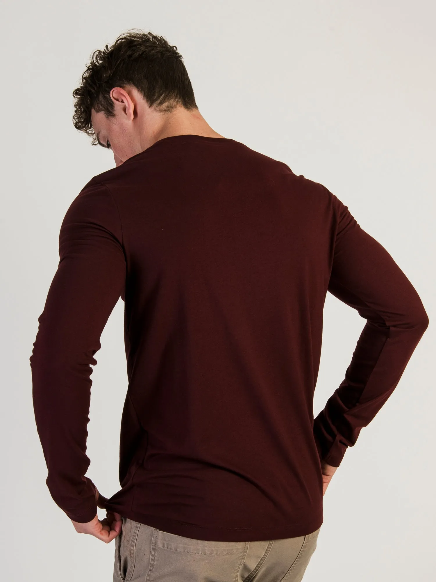 KOLBY LONG SLEEVE CREW NECK TEE sold by Kolby product image thumbnail 4