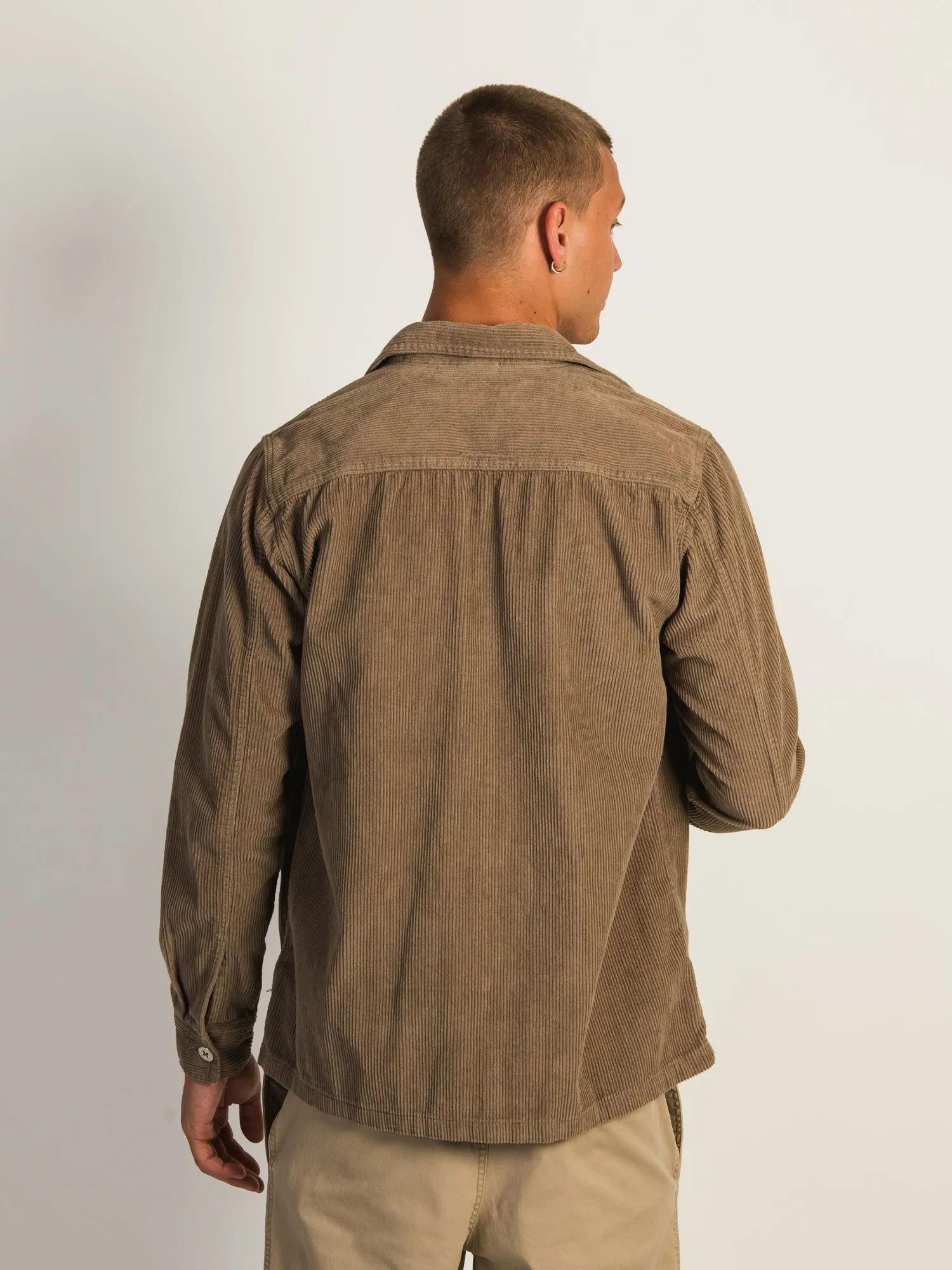 KOLBY CORD OVERSHIRT - BEIGE sold by Kolby product image thumbnail 2