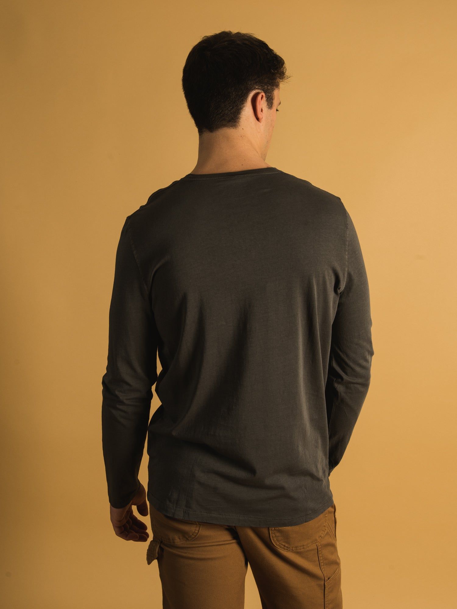 KOLBY GARMENT DYE POCKET LONG SLEEVE TEE sold by Kolby product image thumbnail 3