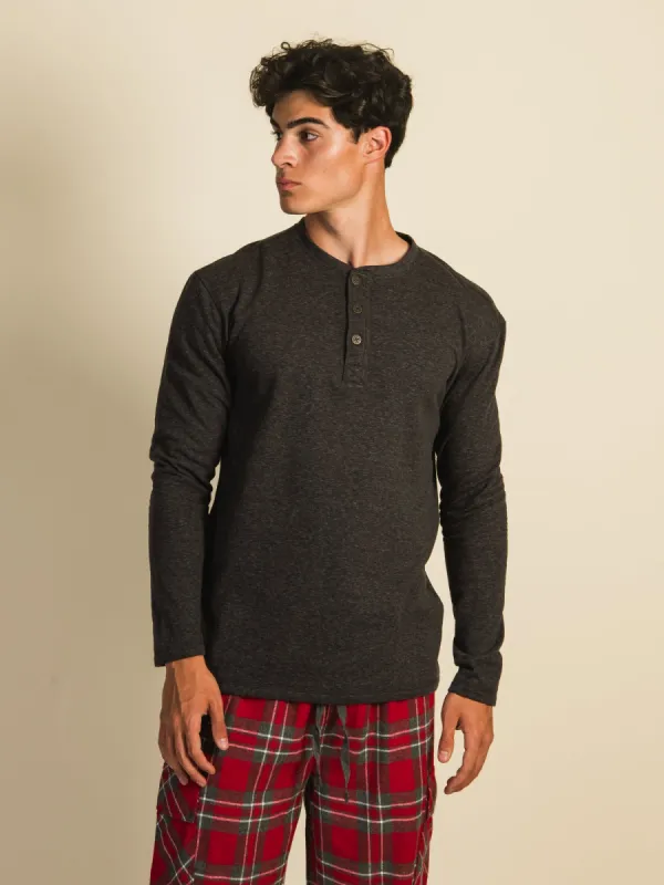 KOLBY HUGH LONG SLEEVE HENLEY sold by Kolby
