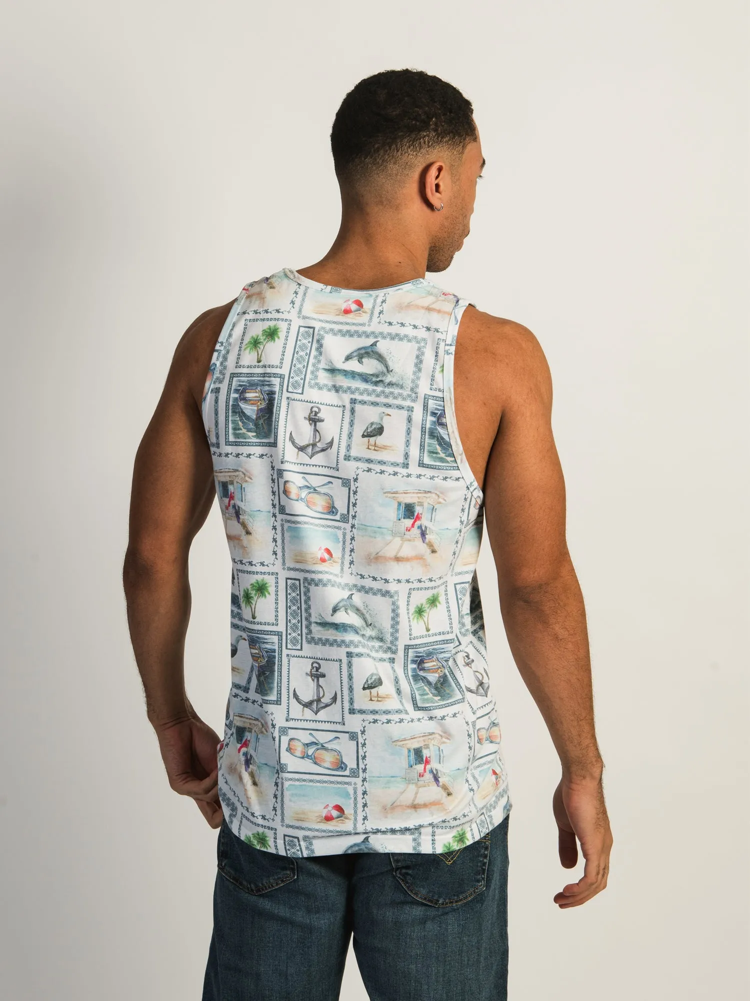 KOLBY JULIAN SCATTER PRINT TANK sold by Kolby product image thumbnail 2