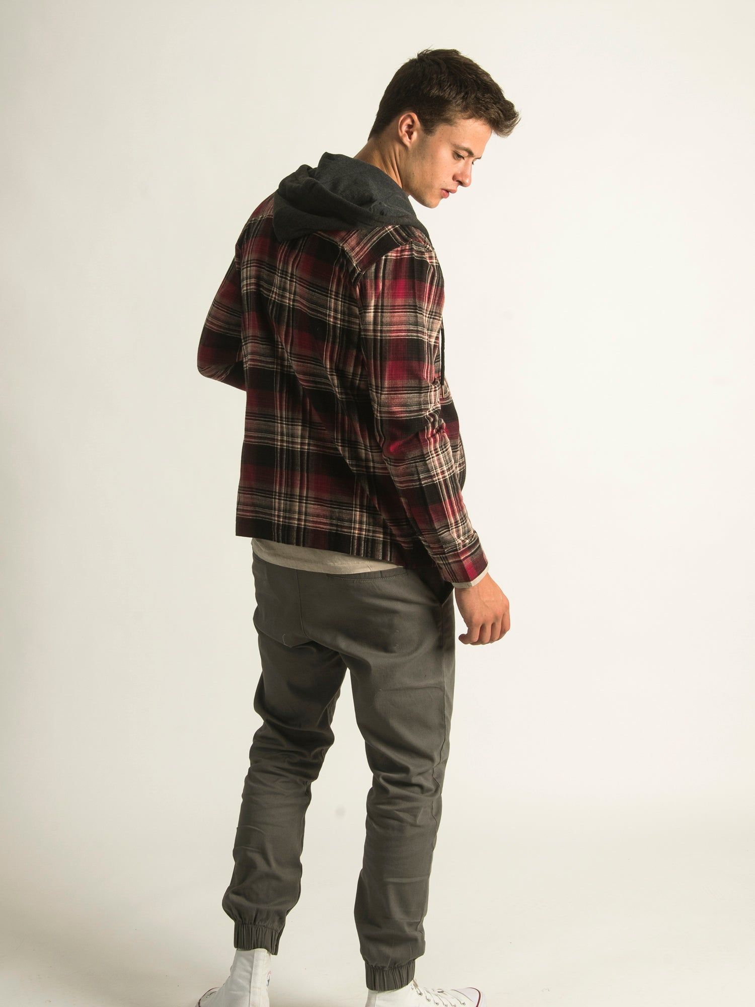 KOLBY BERK ZIP FRONT HOODIE sold by Kolby product image thumbnail 2