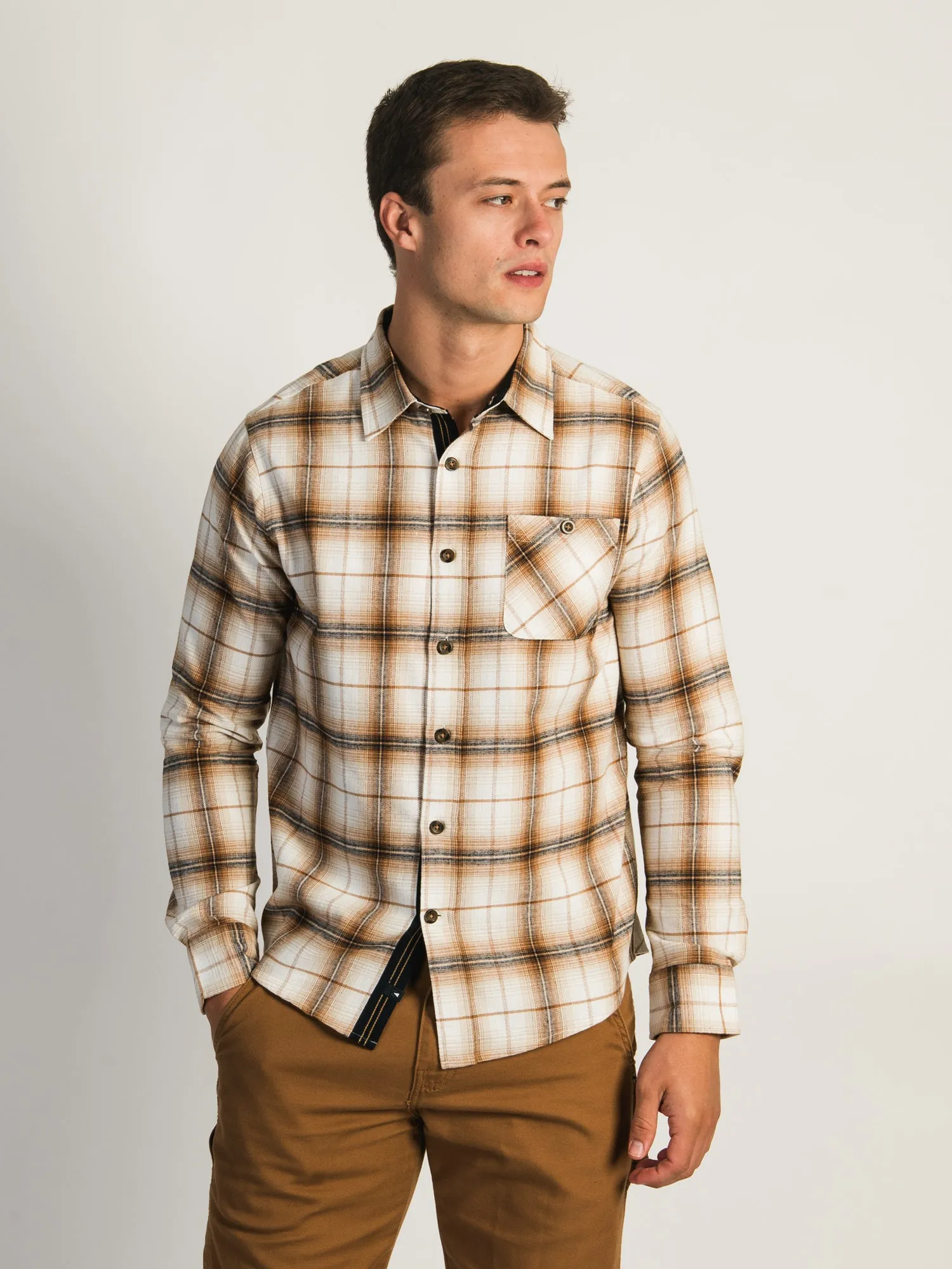 KOLBY CLASSIC PLAID BUTTON UP sold by Kolby