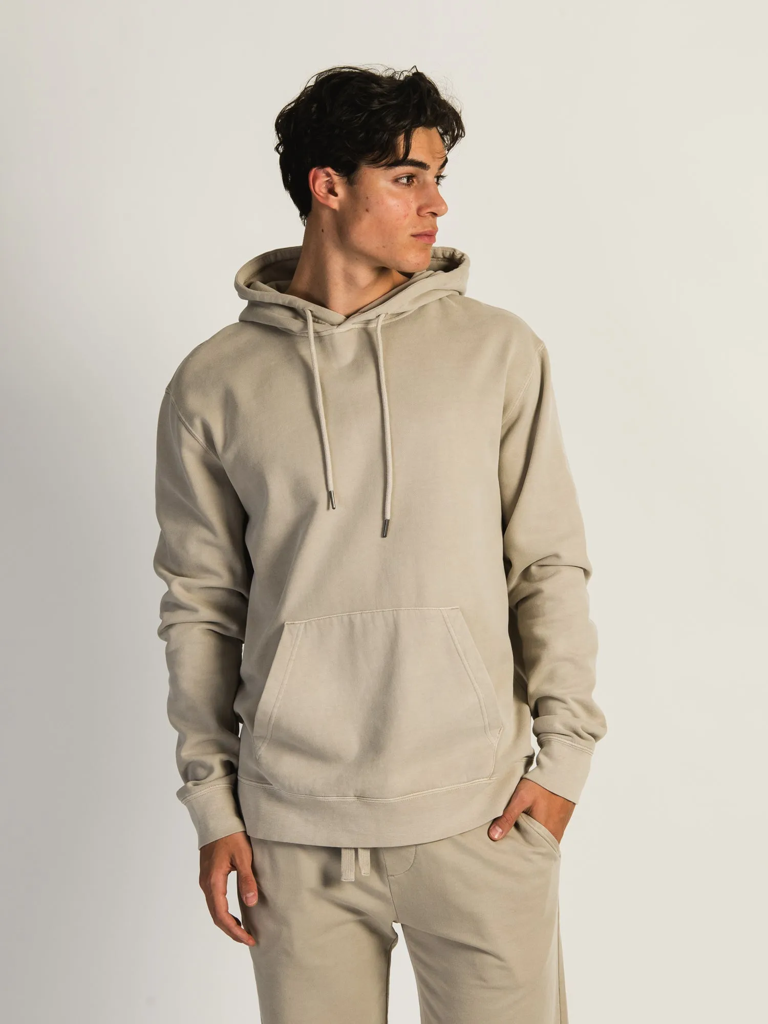 KOLBY PARKER GARMET DYE HOODIE - OATMEAL sold by Kolby product image thumbnail 2
