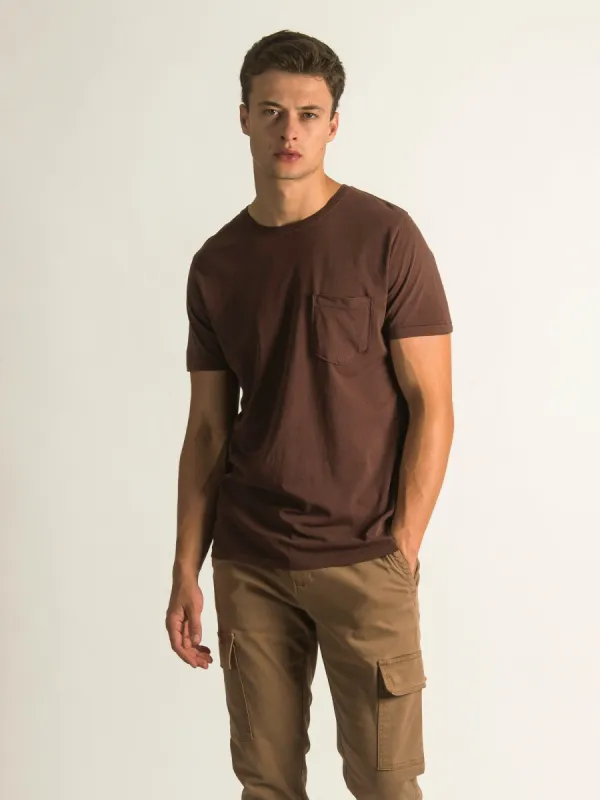 KOLBY GARMENT DYE SHORT SLEEVE POCKET T-SHIRT made by Kolby