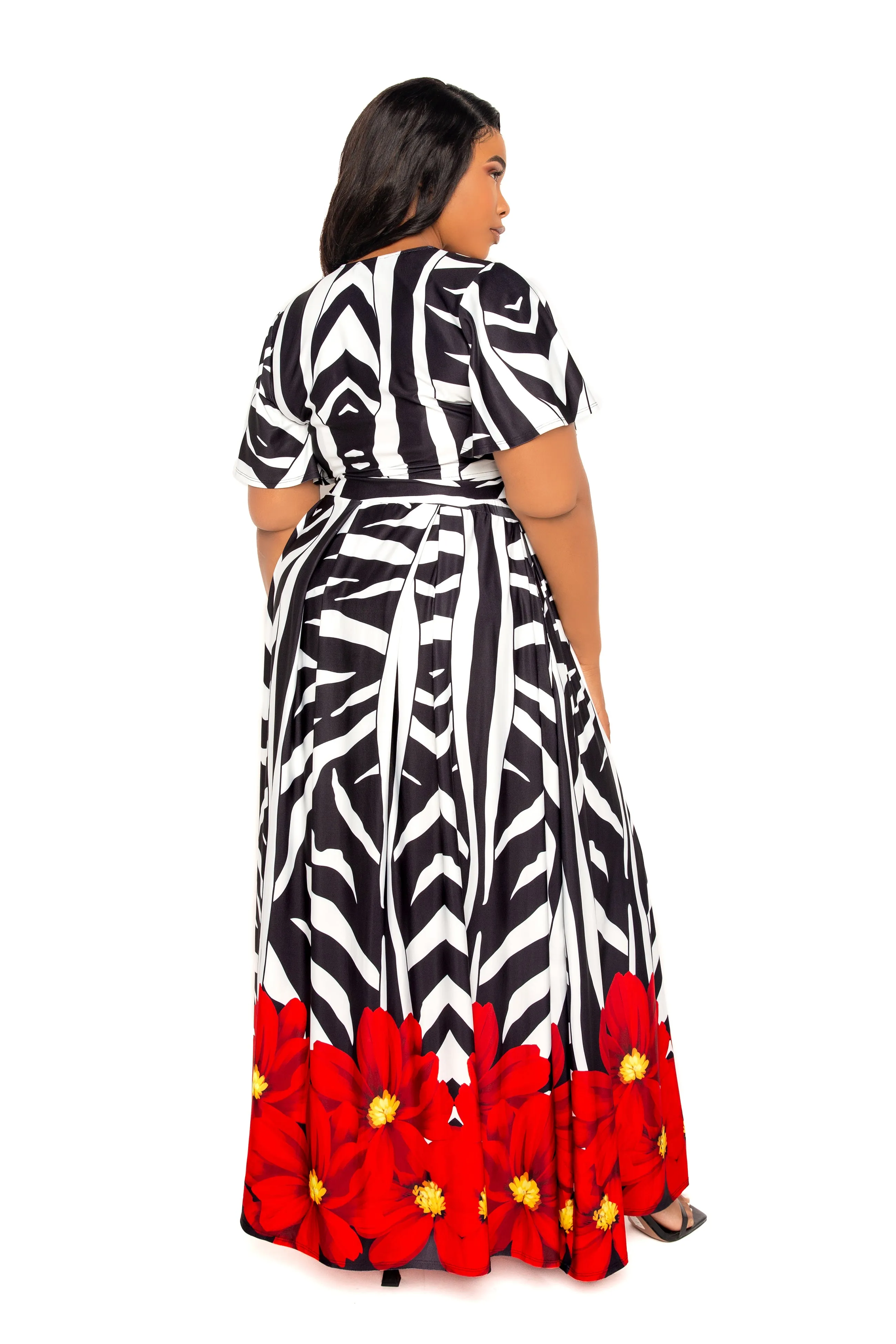 Animal Print Crop Top and Maxi Skirt Set sold by Buxom Couture product image thumbnail 2