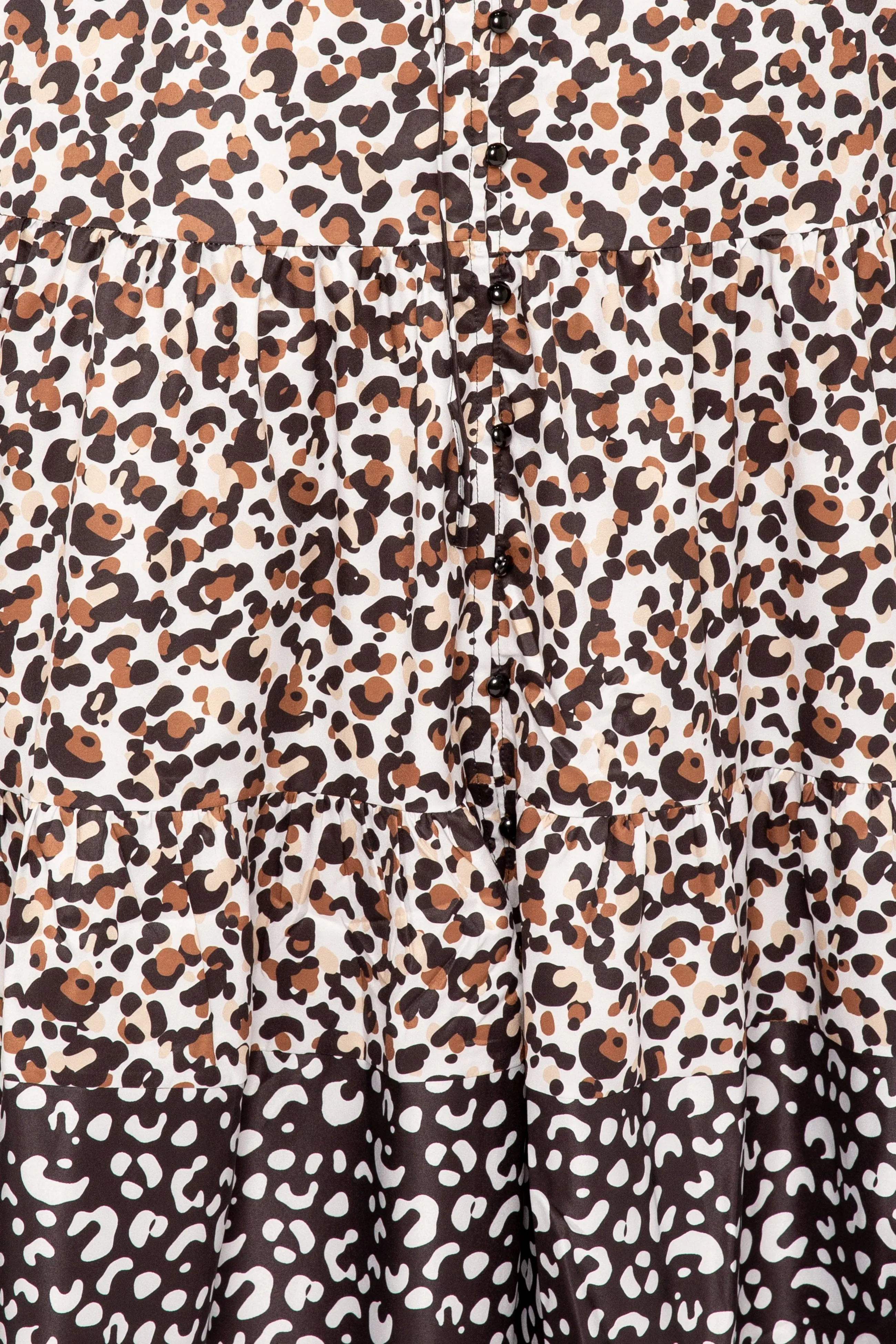 Contrast Animal Print Shirt Dress sold by Buxom Couture product image thumbnail 5