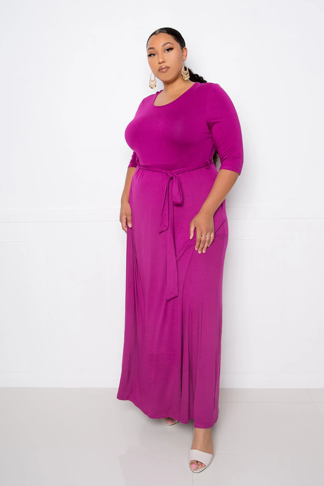 Maxi Dress with Pockets sold by Buxom Couture