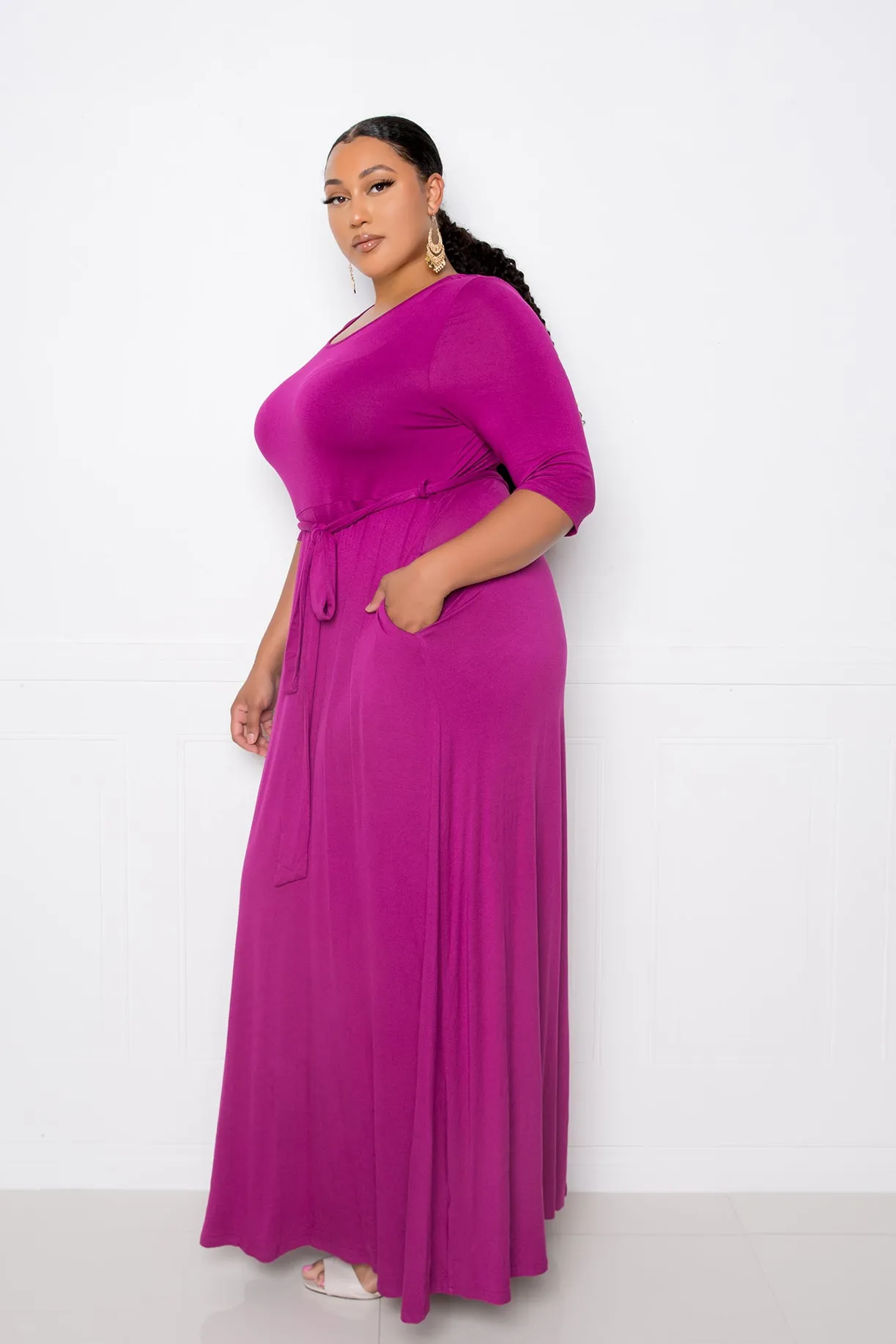 Maxi Dress with Pockets sold by Buxom Couture product image thumbnail 2