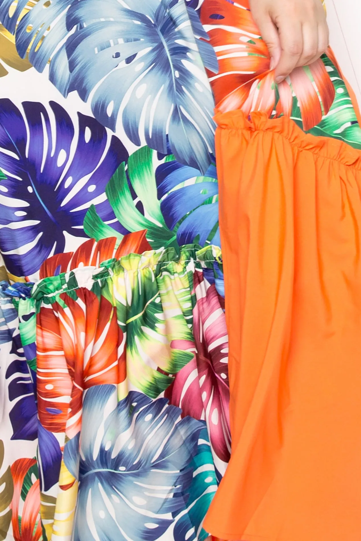 Splice Tropical Dress sold by Buxom Couture product image thumbnail 4