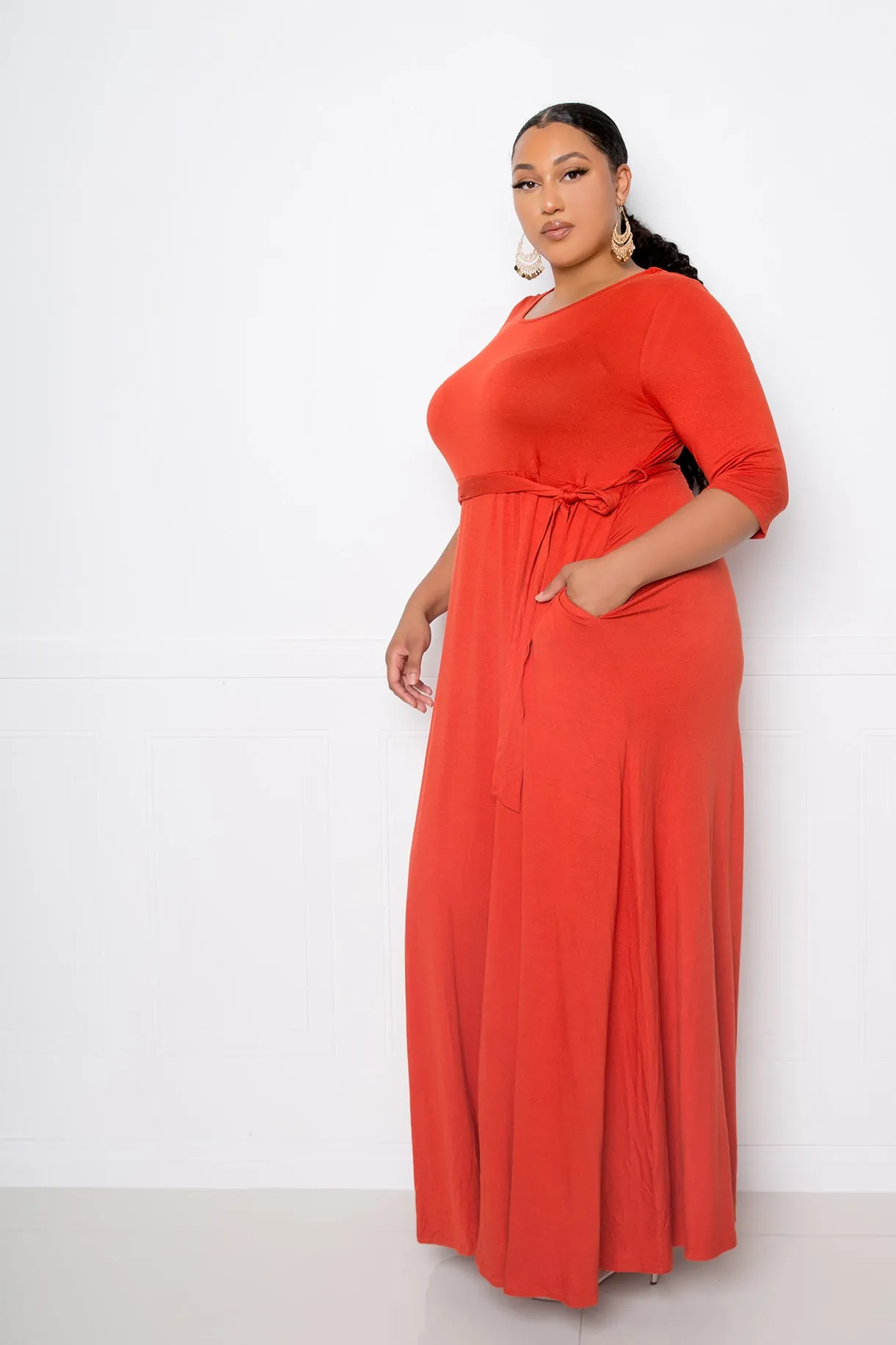 Maxi Dress with Pockets sold by Buxom Couture product image thumbnail 3