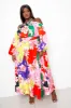 Floral Cut Out One Shoulder Maxi Dress sold by Buxom Couture