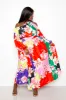 Floral Cut Out One Shoulder Maxi Dress sold by Buxom Couture