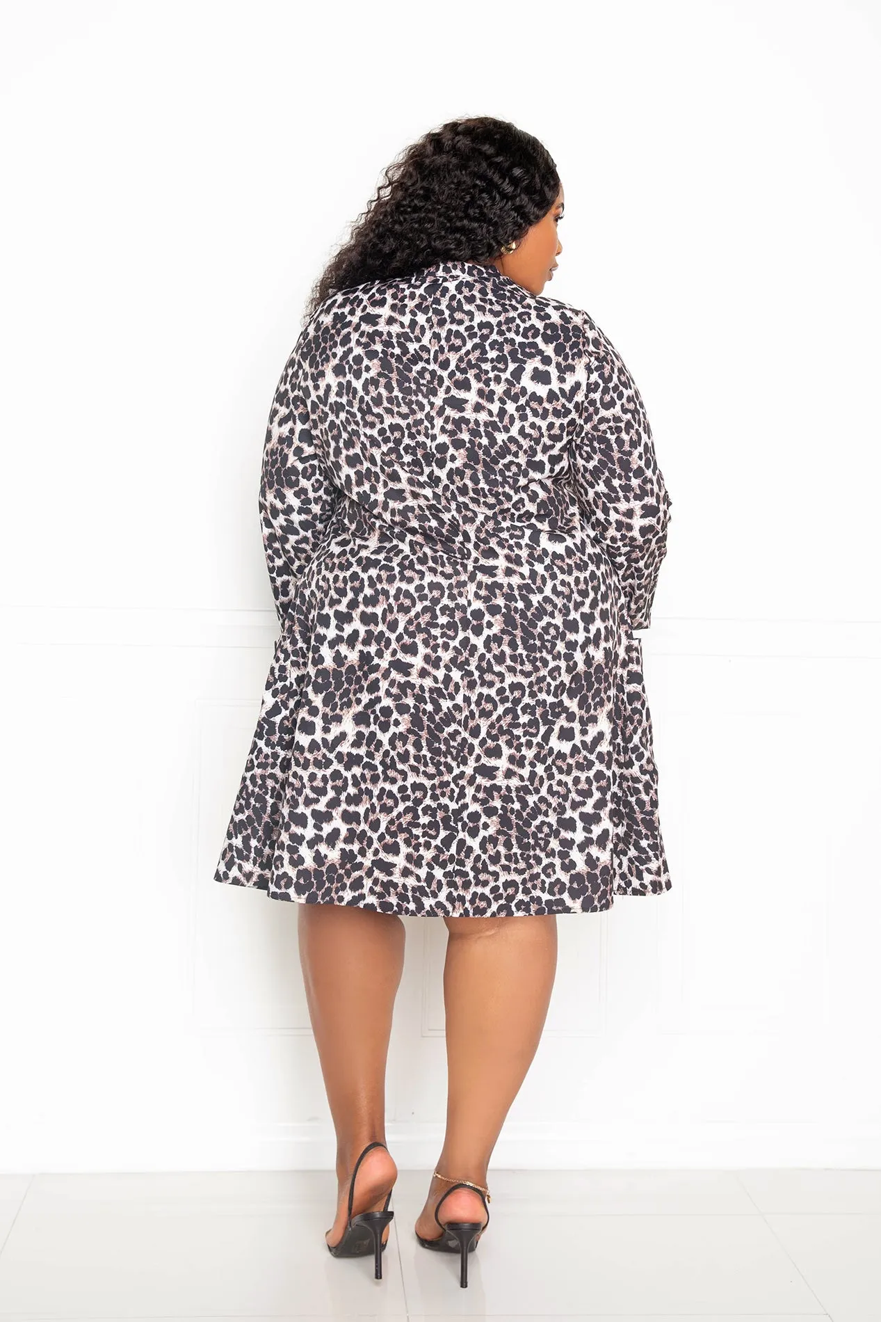 Animal Print Shirt Dress sold by Buxom Couture product image thumbnail 4