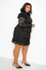 Tiered Lace Mini Dress sold by Buxom Couture