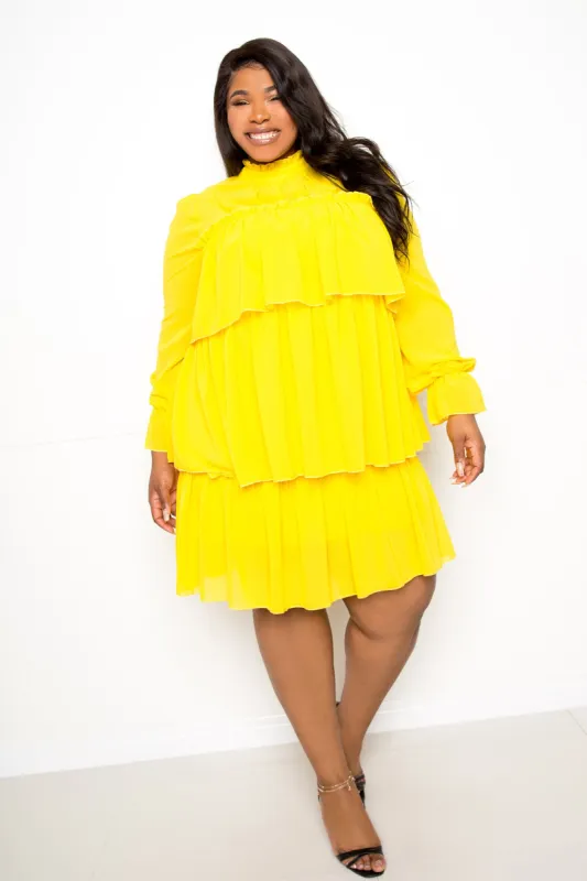 Tiered Mini Dress sold by Buxom Couture