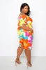Floral Off Shoulder Dress with Back Bows sold by Buxom Couture