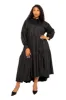 Puff Sleeve Tiered Shirt Dress sold by Buxom Couture