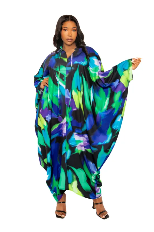 Print Tunic Maxi Dress sold by Buxom Couture