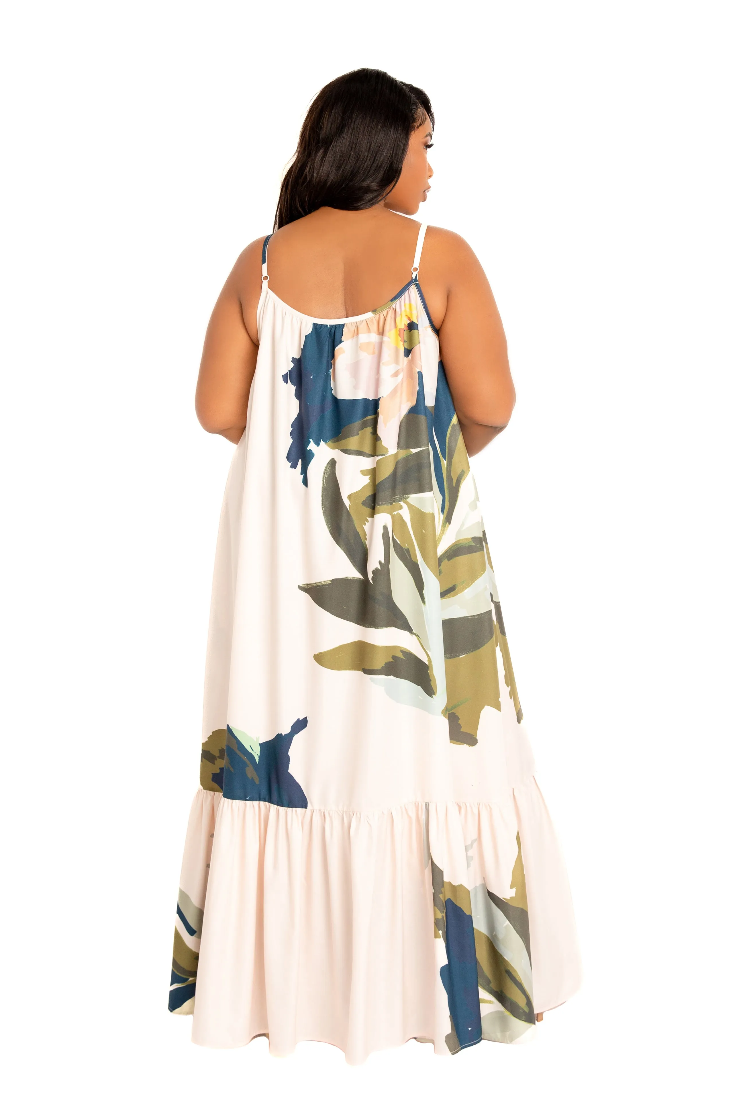 Floral Voluminous Maxi Dress sold by Buxom Couture product image thumbnail 3