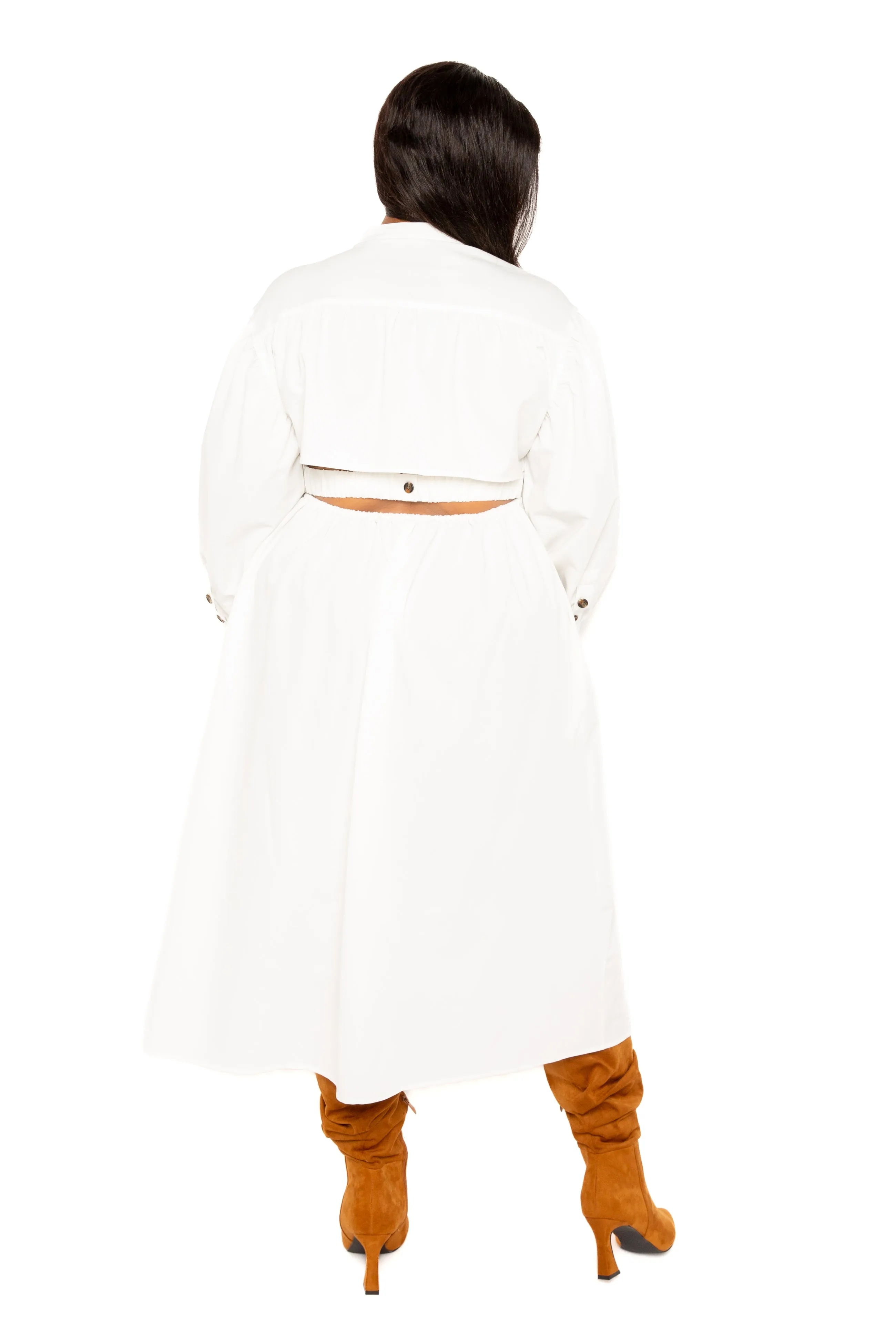 Cut Out Back Shirt Dress sold by Buxom Couture product image thumbnail 3