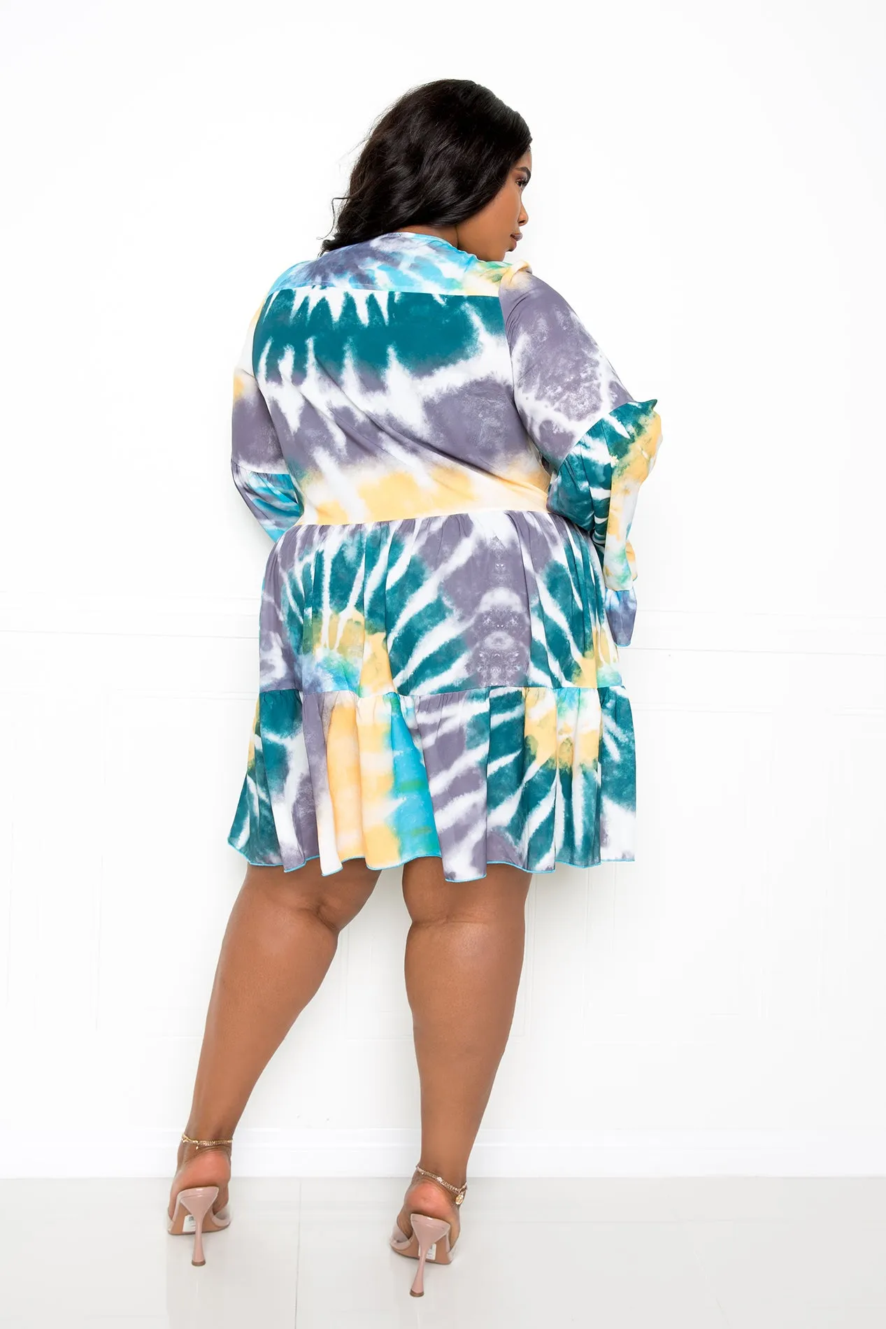 Tie-Dye Tunic Dress sold by Buxom Couture product image thumbnail 3