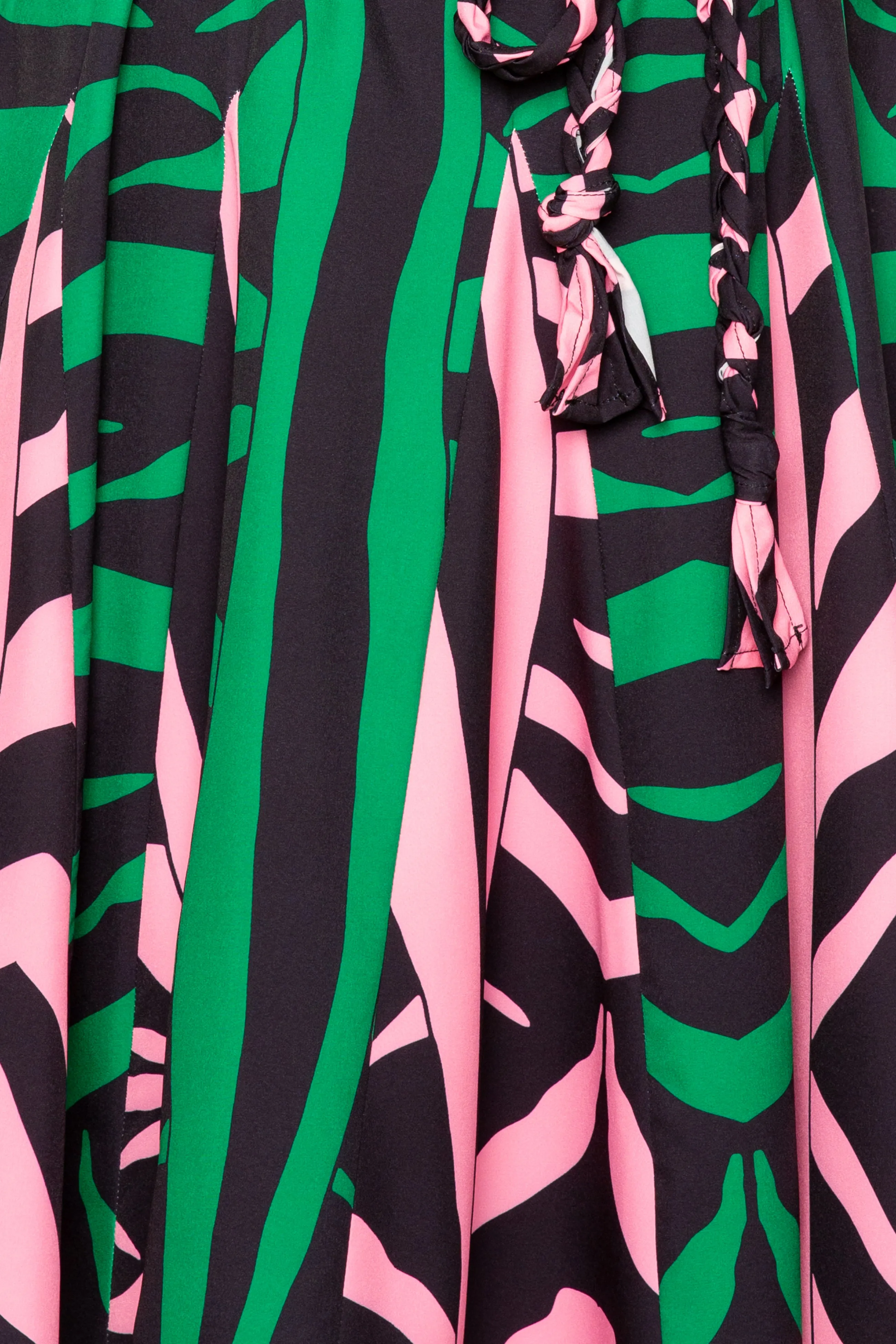 Contrast Print Flare Mini Dress sold by Buxom Couture product image thumbnail 5