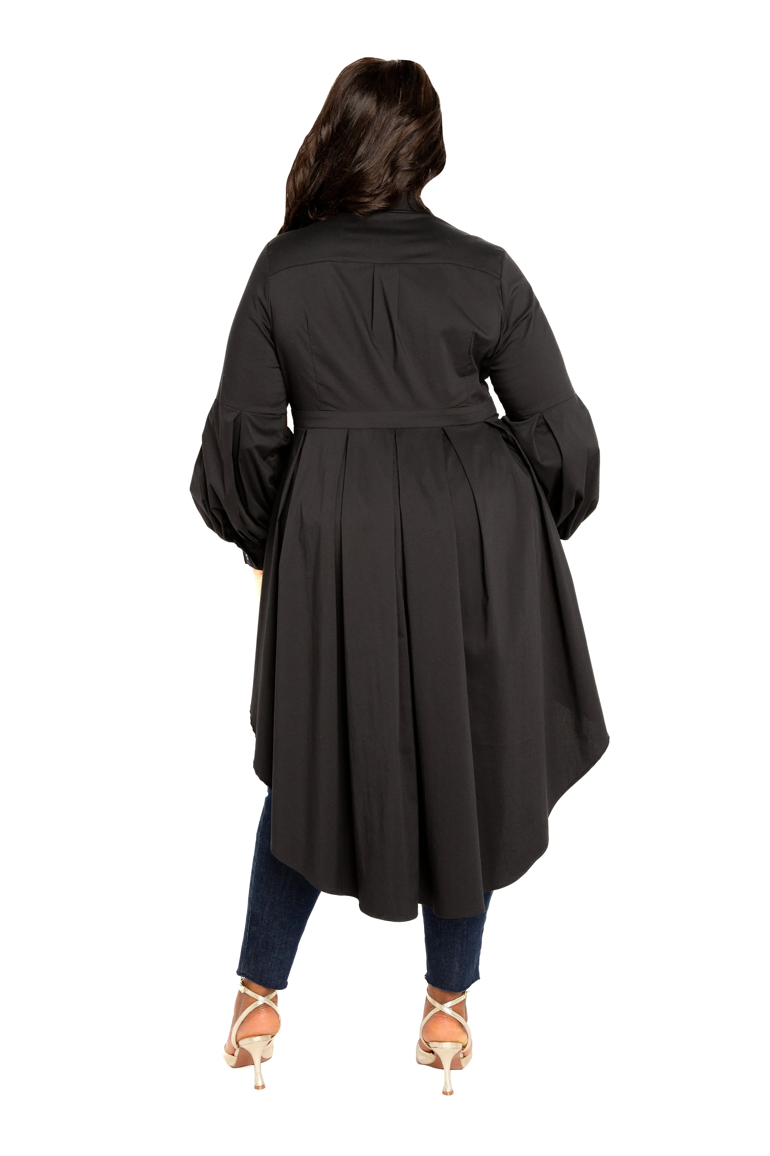 High-Low Peplum Blouse sold by Buxom Couture product image thumbnail 2