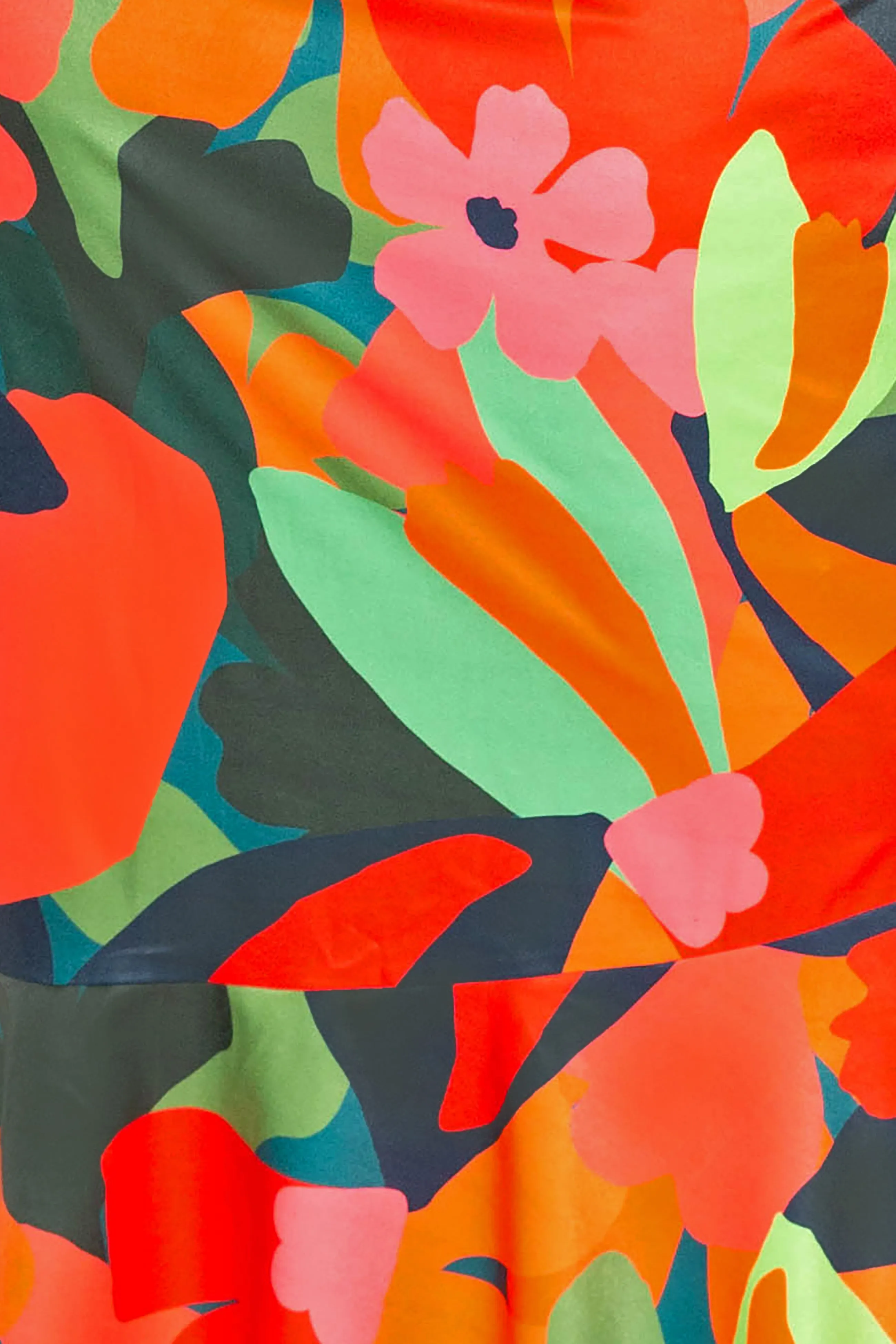 Floral Off Shoulder Dress with Ruffle Hem sold by Buxom Couture product image thumbnail 4