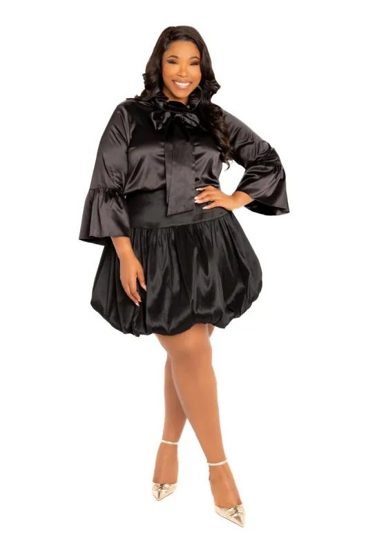 Balloon Hem Mini Skirt sold by Buxom Couture