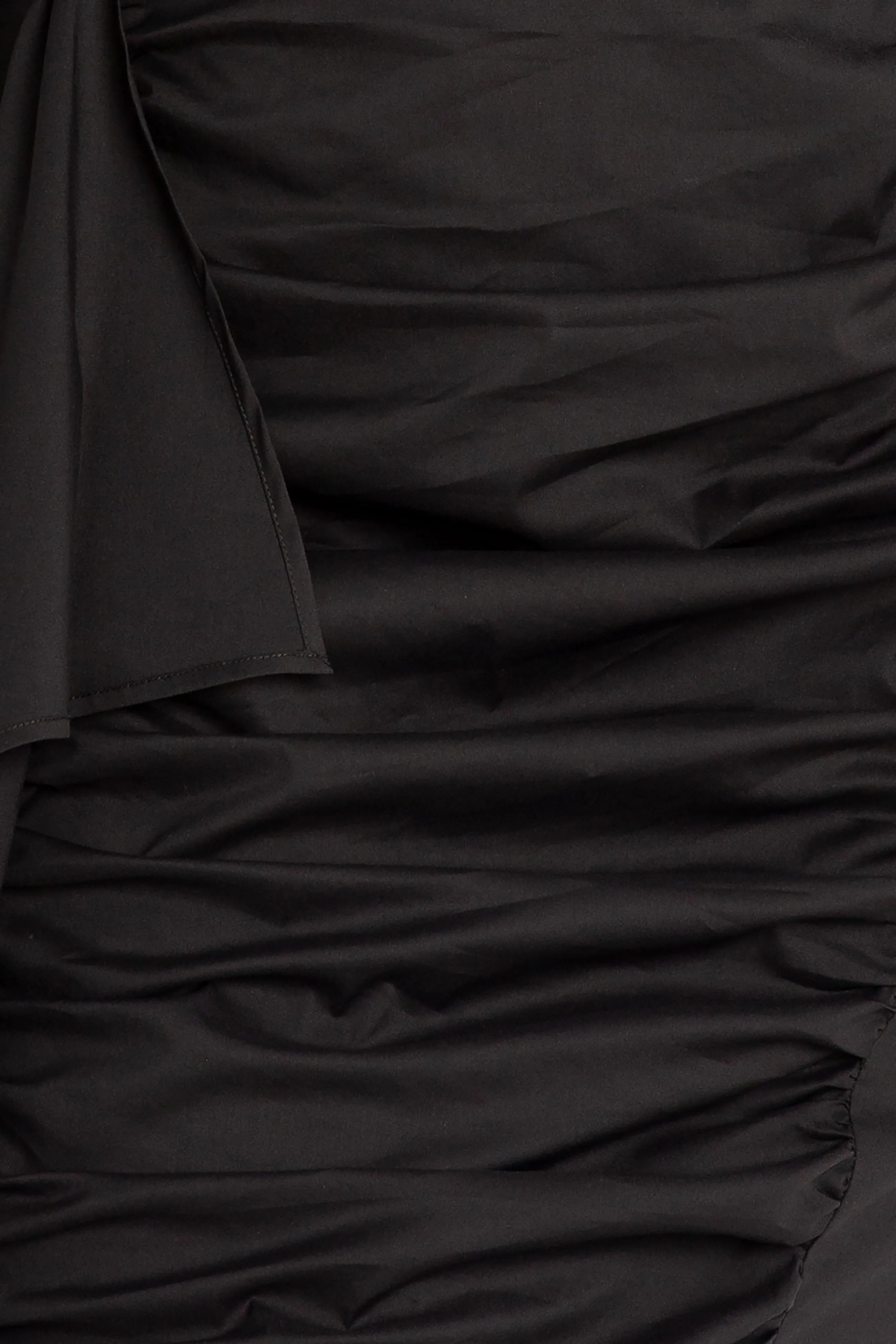 Puff Sleeve Asymmetric Ruffle Mini Dress sold by Buxom Couture product image thumbnail 5