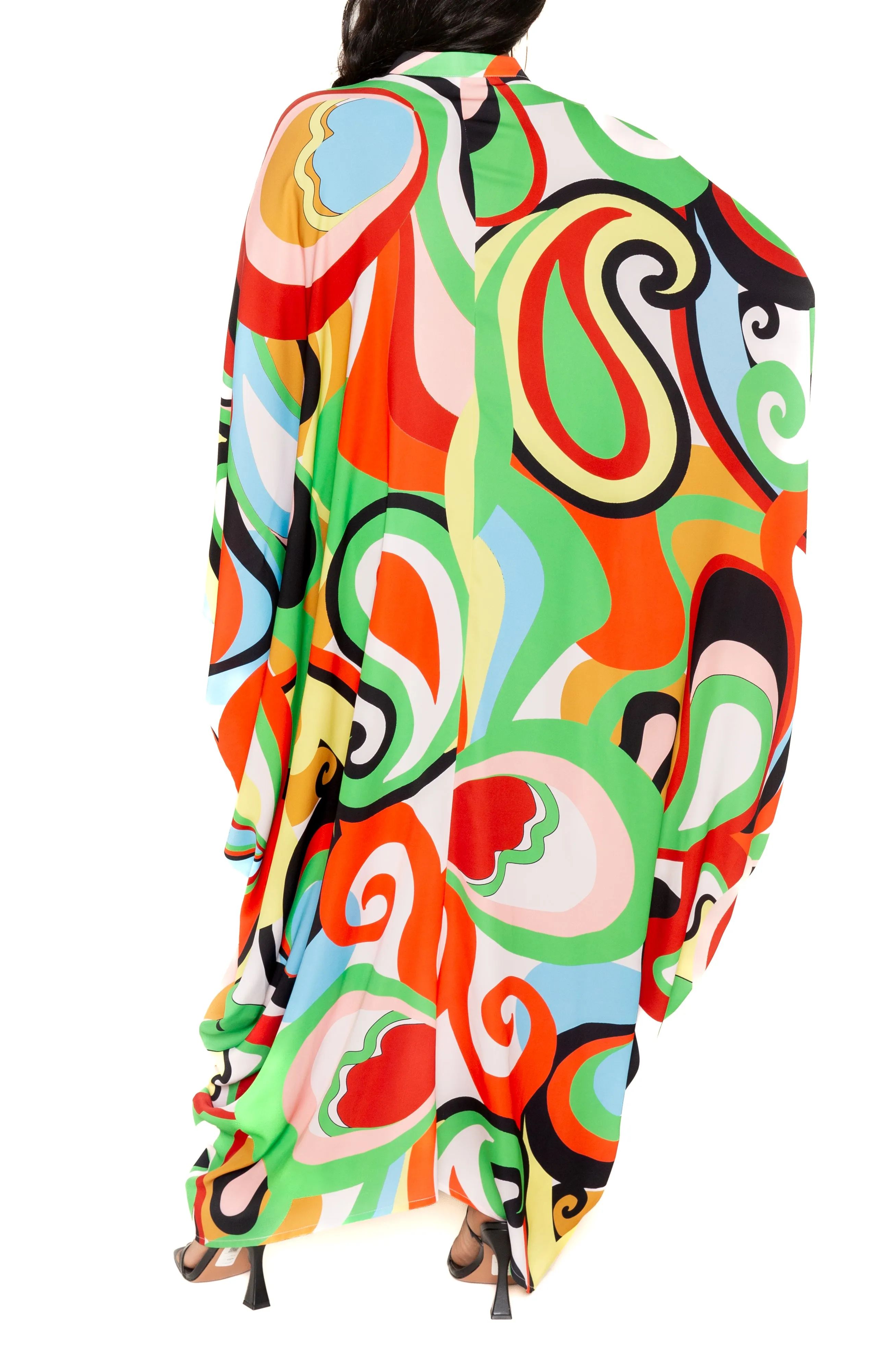 Print Tunic Maxi Dress sold by Buxom Couture product image thumbnail 2