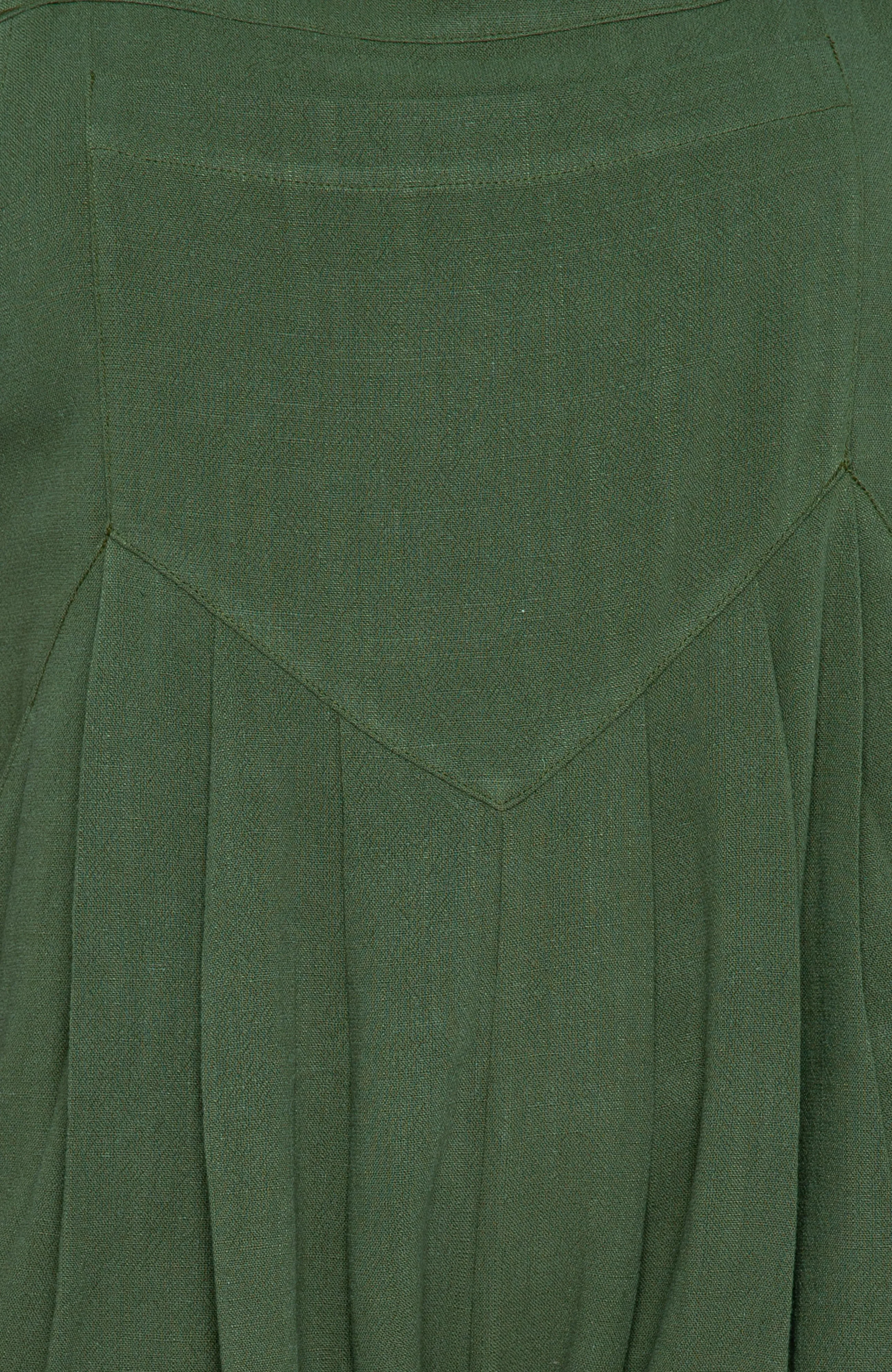 Wide Leg Linen Jumpsuit sold by Buxom Couture product image thumbnail 5